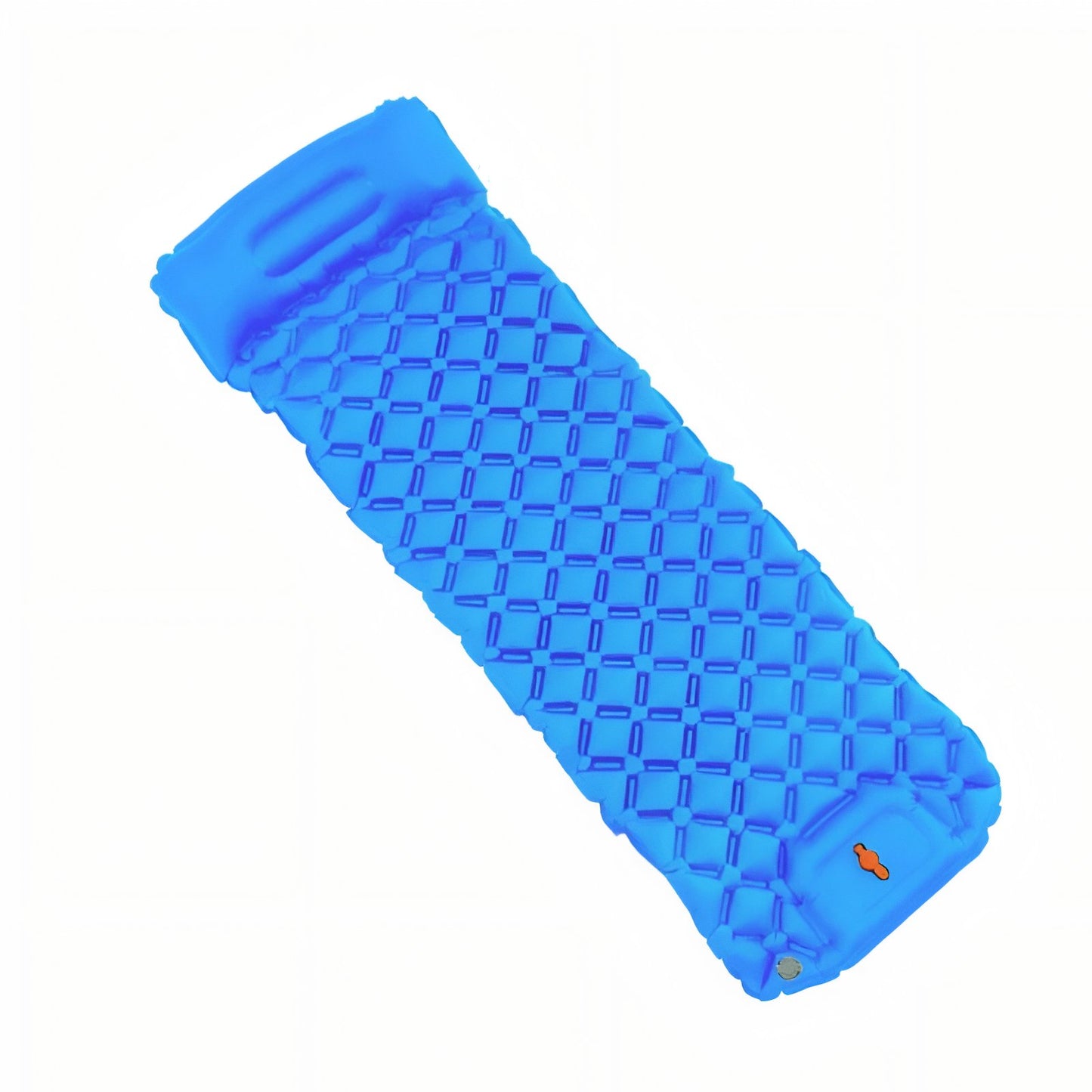 Matelas Gonflable Avec Coussin 1 Personne - Bleu - 190cmx60cmx5cm