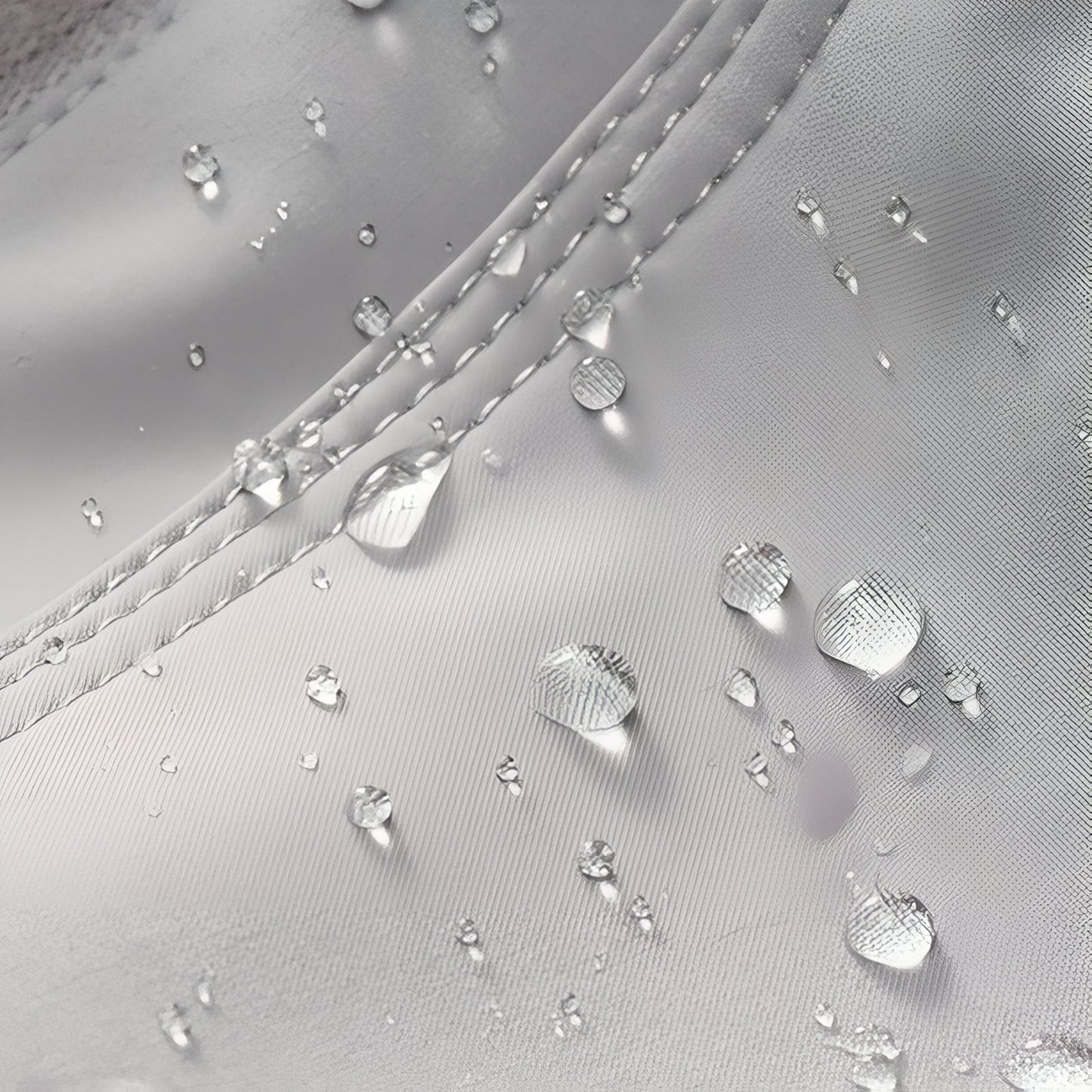 Pantalon Léger Randonnée Homme gros plan matière imperméable - Gris Clair - Noir Profond - Gris Foncé