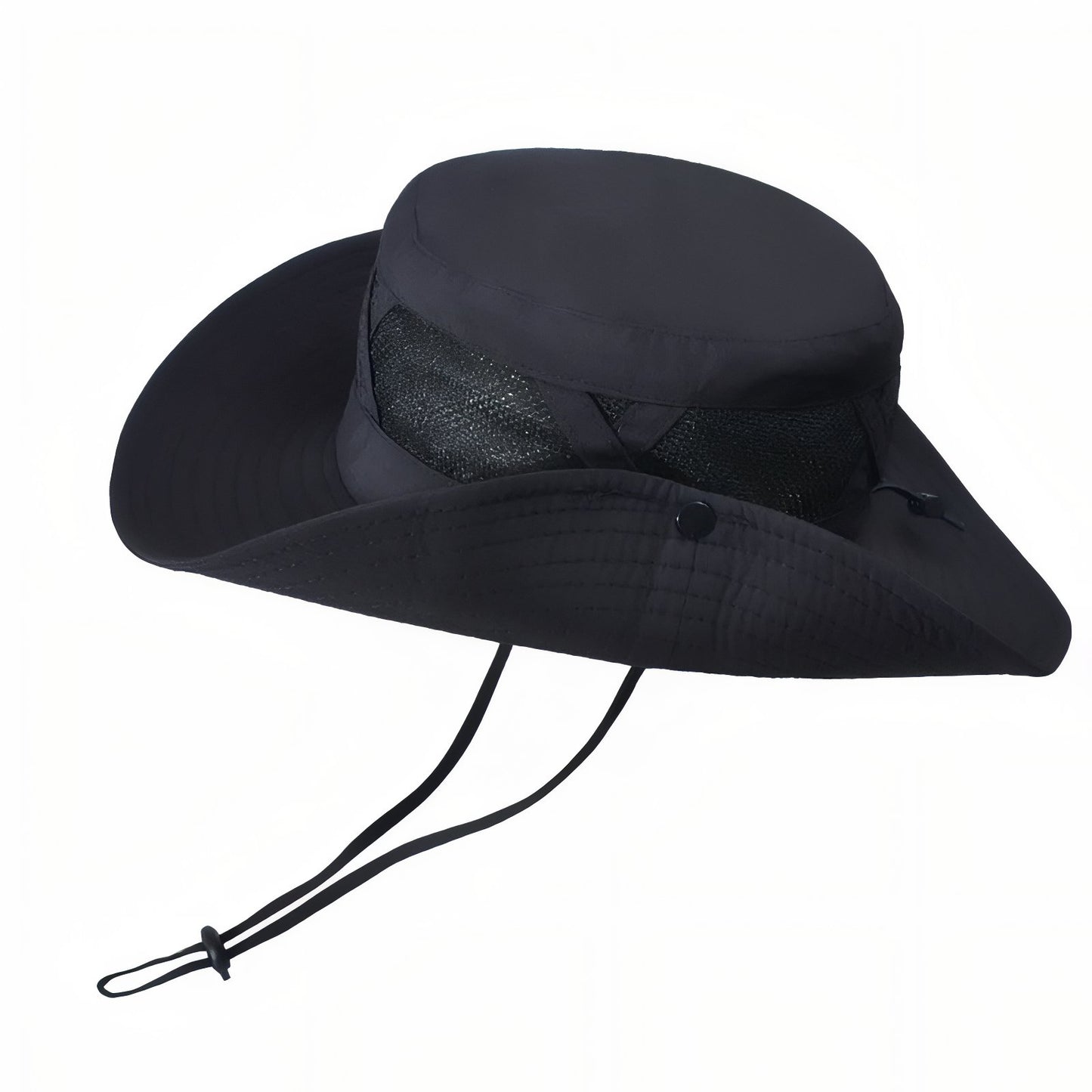 Chapeau de Randonnée Ventilé - Noir - 55-60cm
