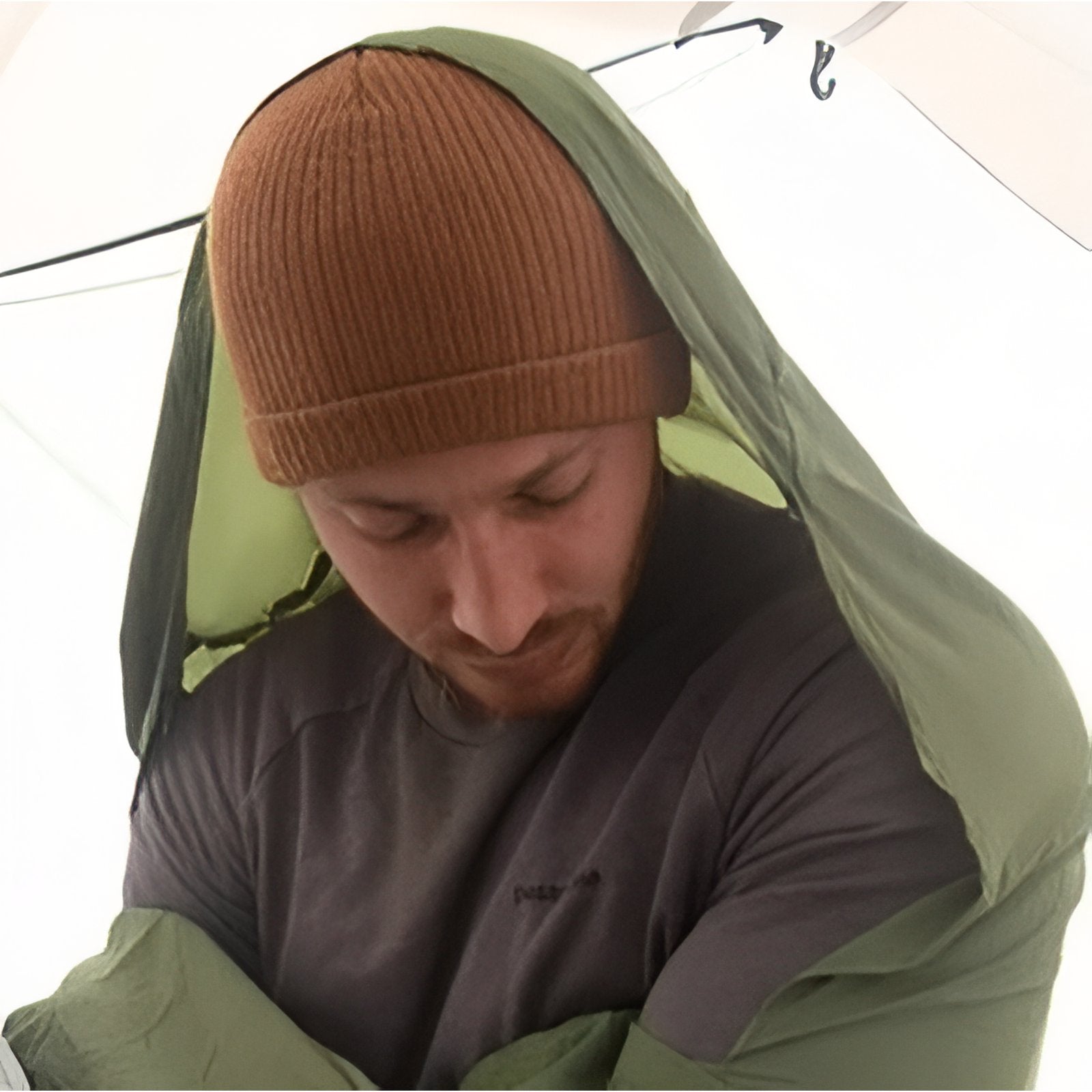 Drap de Sac de Couchage portée sur les épaules - Gris Clair - Olive Foncé - Beige Sable