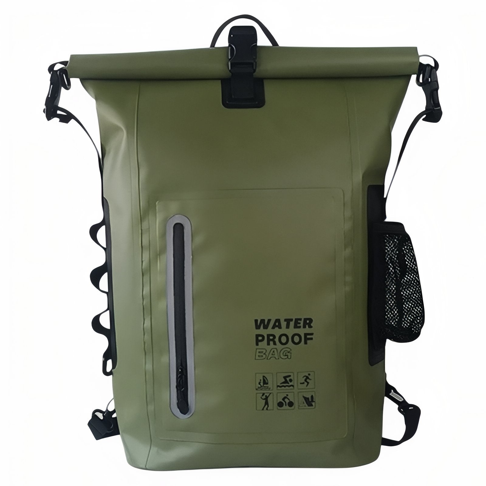 Sac à Dos Étanche Randonnée 30L - Vert Olive