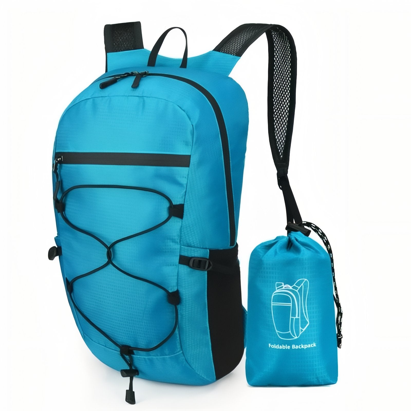 Sac à Dos Pliable et Imperméable - Bleu ciel