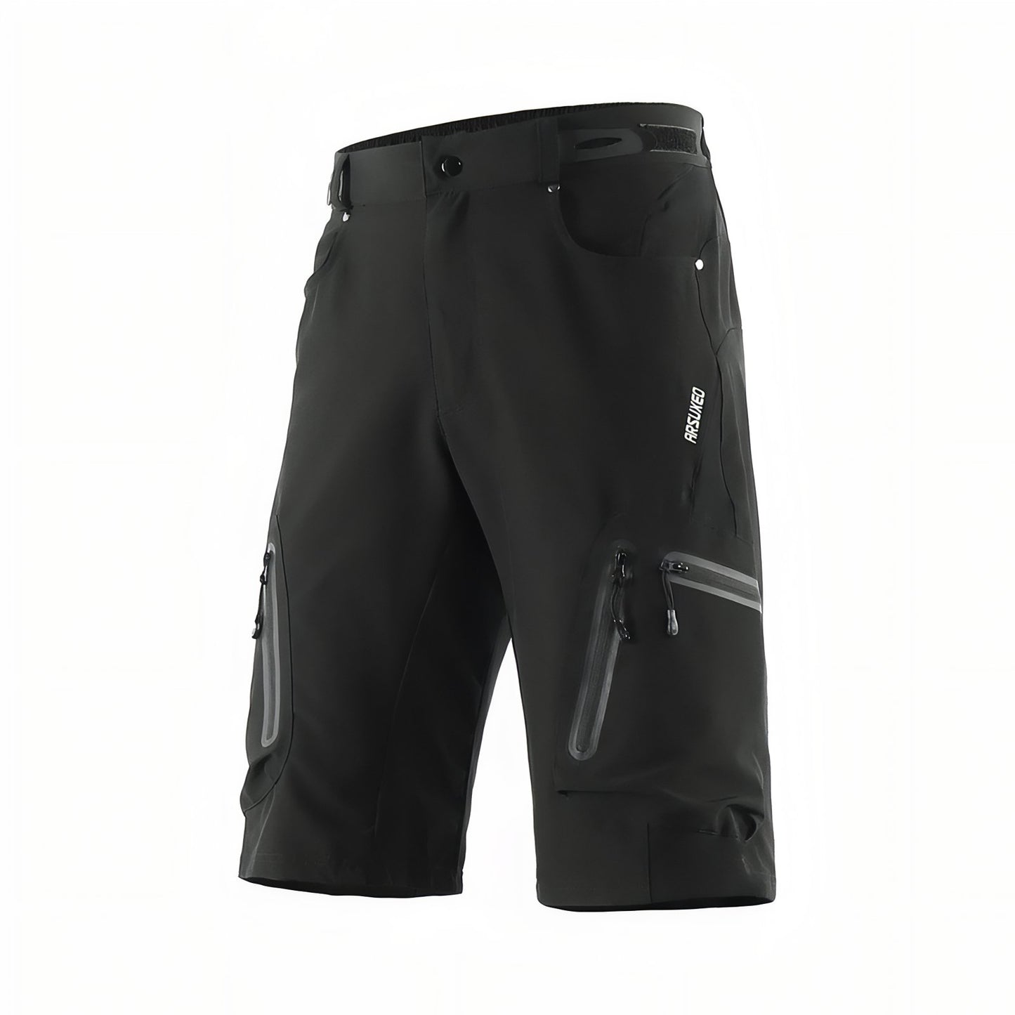 Short de Randonnée Homme Avec Poches - Noir