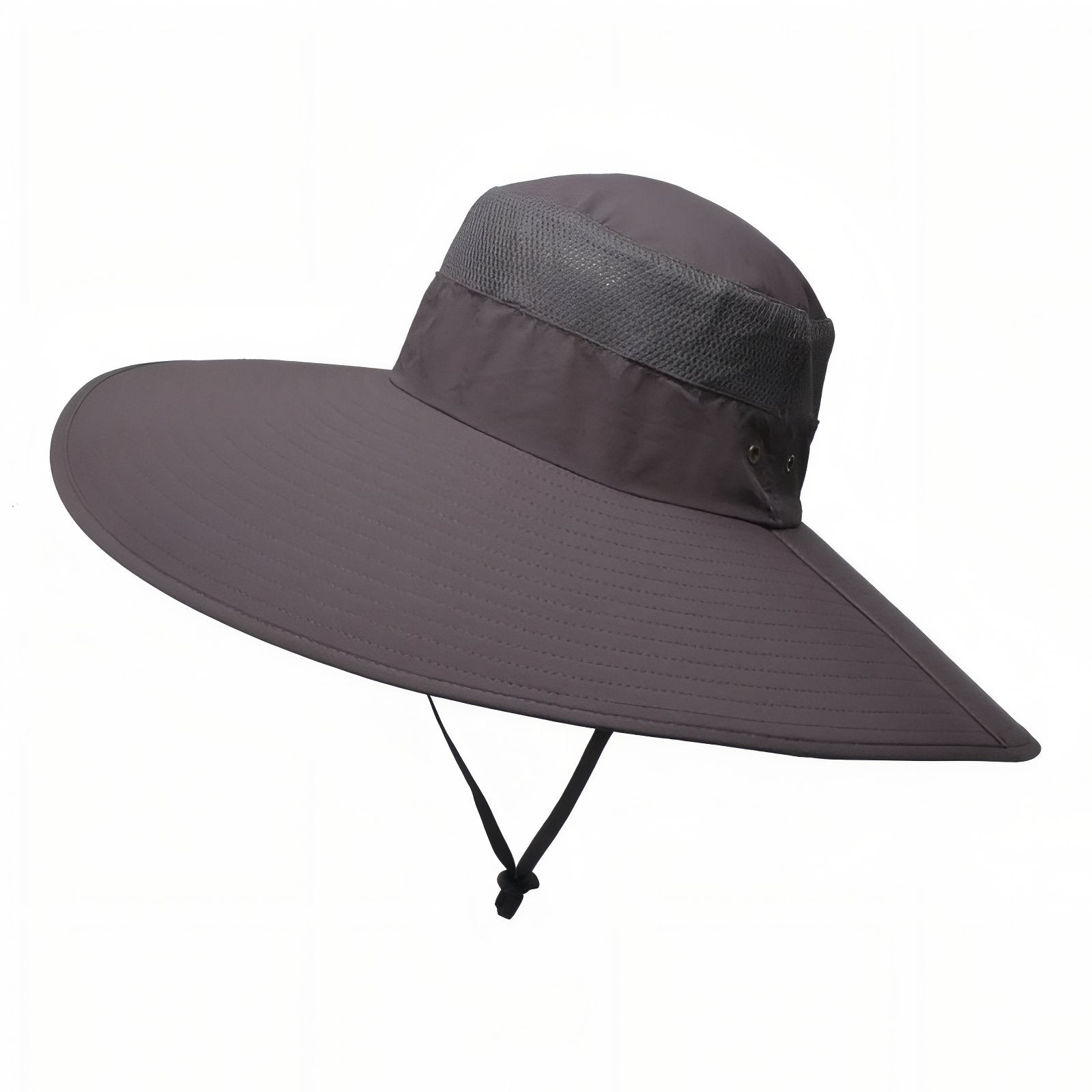 Chapeau À Large Bord Pour Randonnées - Gris Foncé - 58-62CM