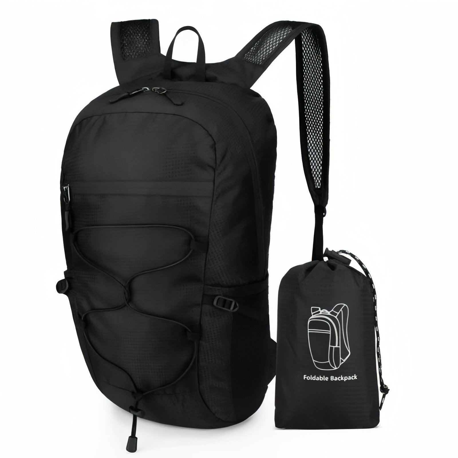 Sac à Dos Pliable et Imperméable - Noir