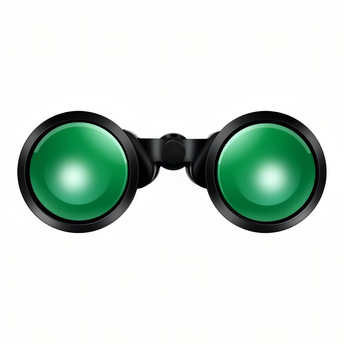 Jumelles Randonnée Puissante 60X70 vue de face - Noir et Vert