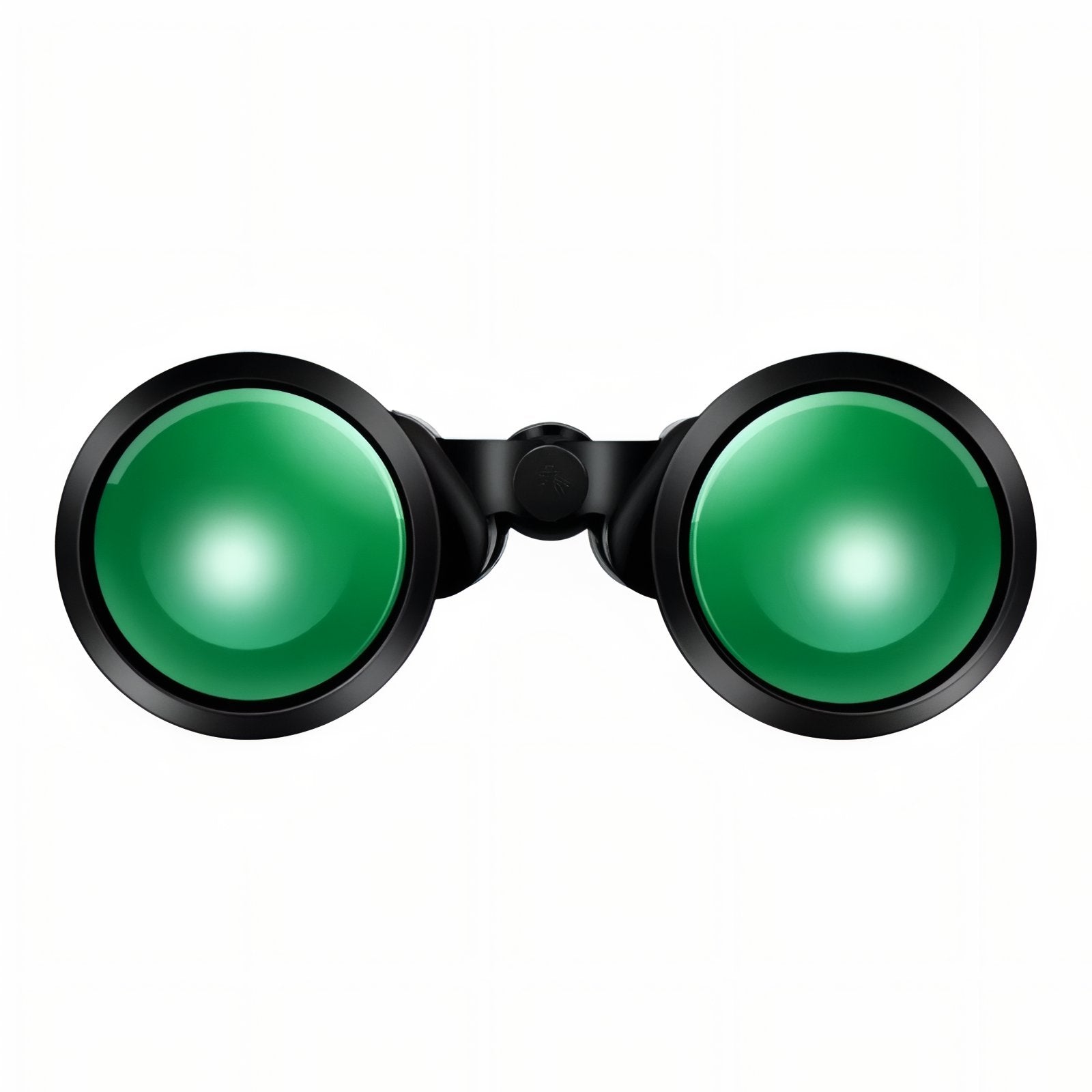 Jumelles Randonnée Puissante 60X70 vue de face - Noir et Vert