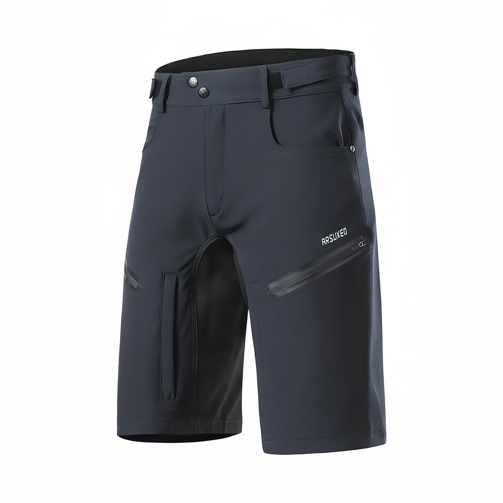 Bermuda À Zip de Randonnée - Gris Foncé
