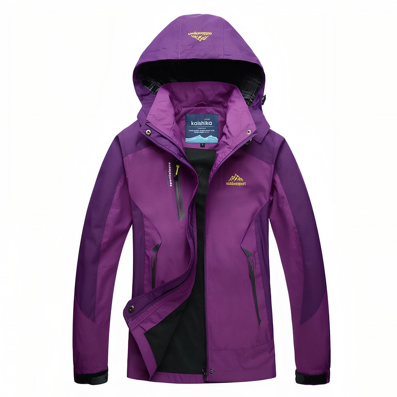 Veste Randonnée Femme Imperméable Et Respirante - Violet