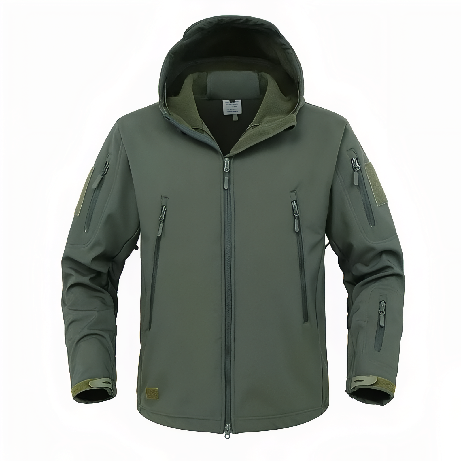 Veste Imperméable Homme Randonnée veste avec capuche - Vert Olive