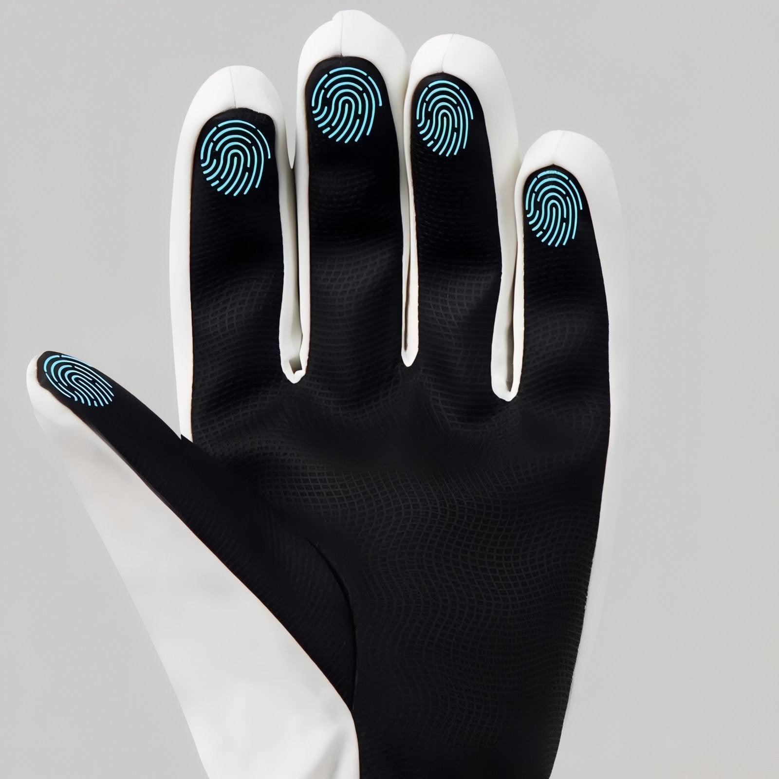 Gants Randonnée Hiver Homme gros plan doigts - Blanc et Noir - Rose Pastel et Bleu Ciel - Noir - Vert Pâle et Noir - Noir et Blanc