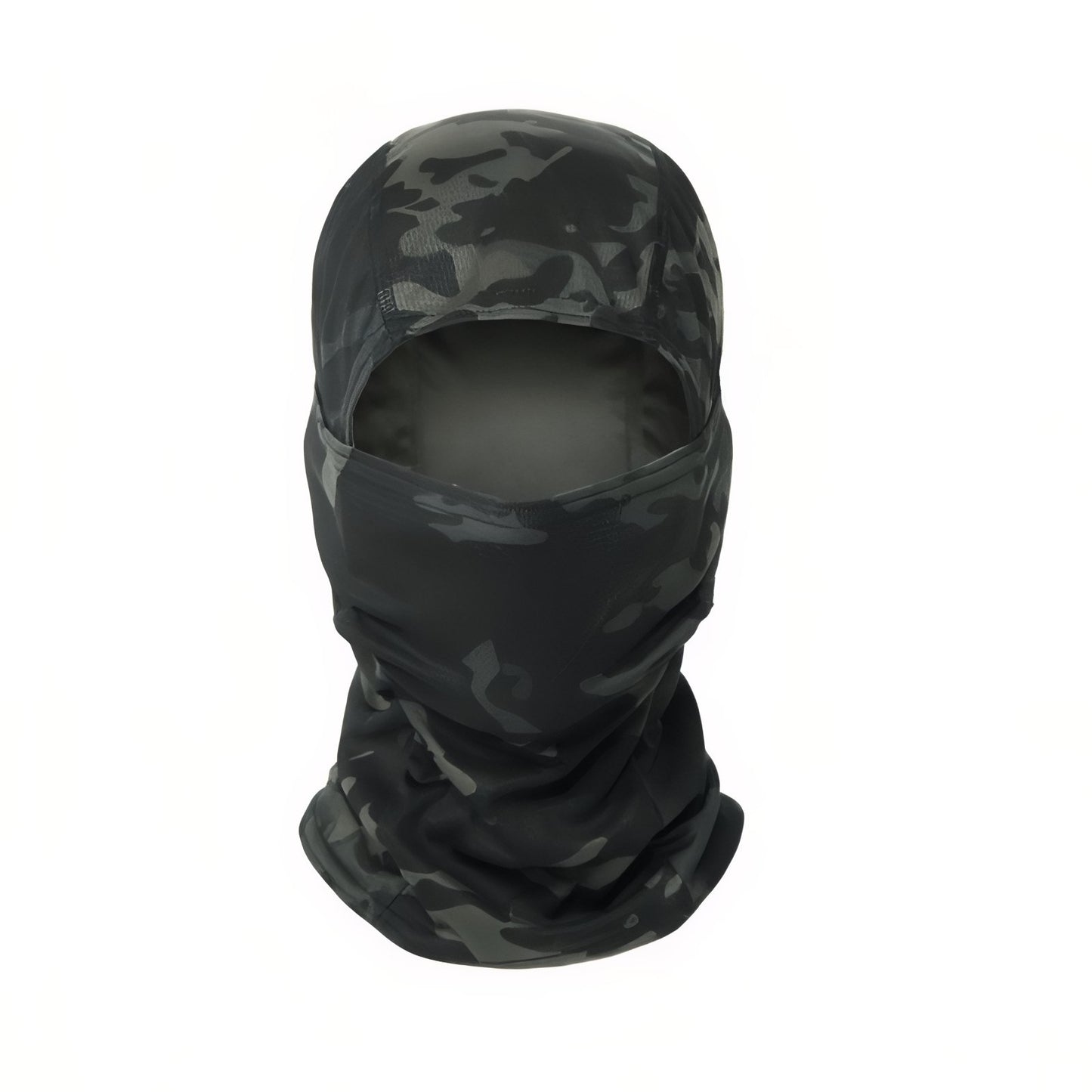 Cagoule Camouflage Militaire - Vert Foncé et Gris - 56-60cm