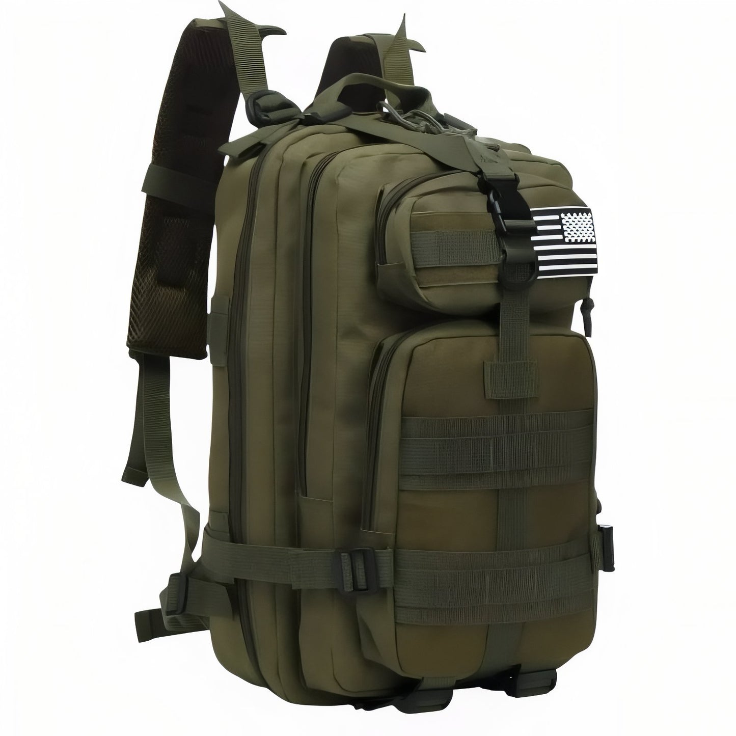 Sac à Dos Militaire Imperméable 30L/50L - Vert Olive (30L)