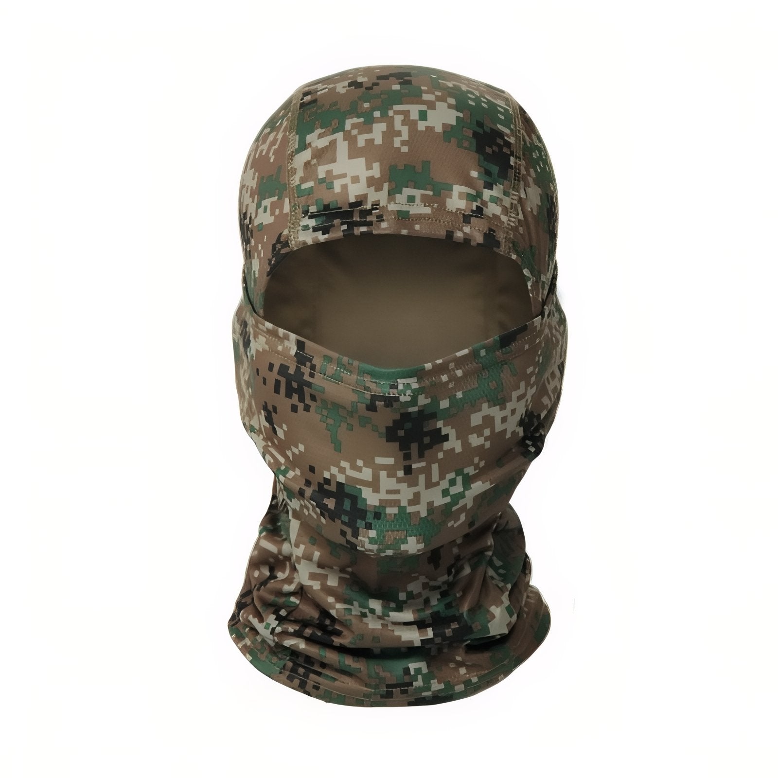Cagoule Camouflage Militaire - Marron et Vert - 56-60cm