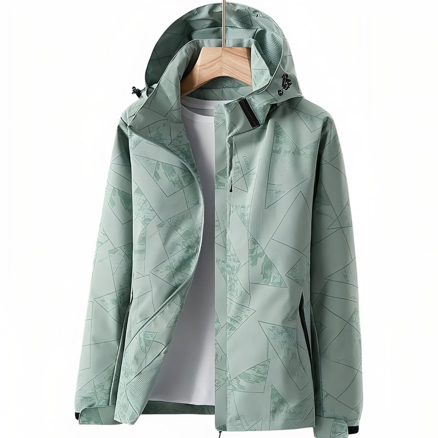 Veste Imperméable Randonnée Femme - Vert Femme