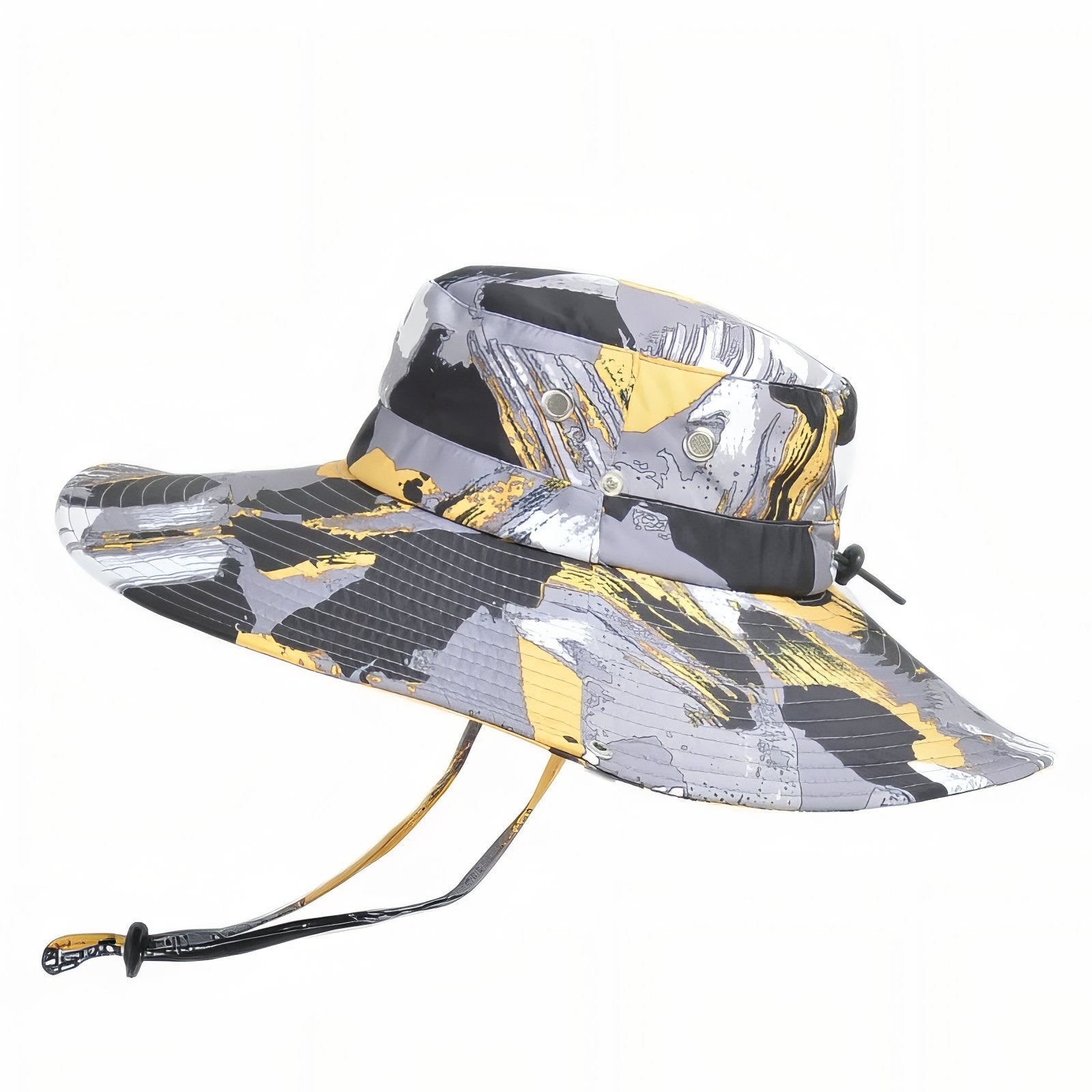 Chapeau Randonnée Camouflage - Jaune - 57-59cm