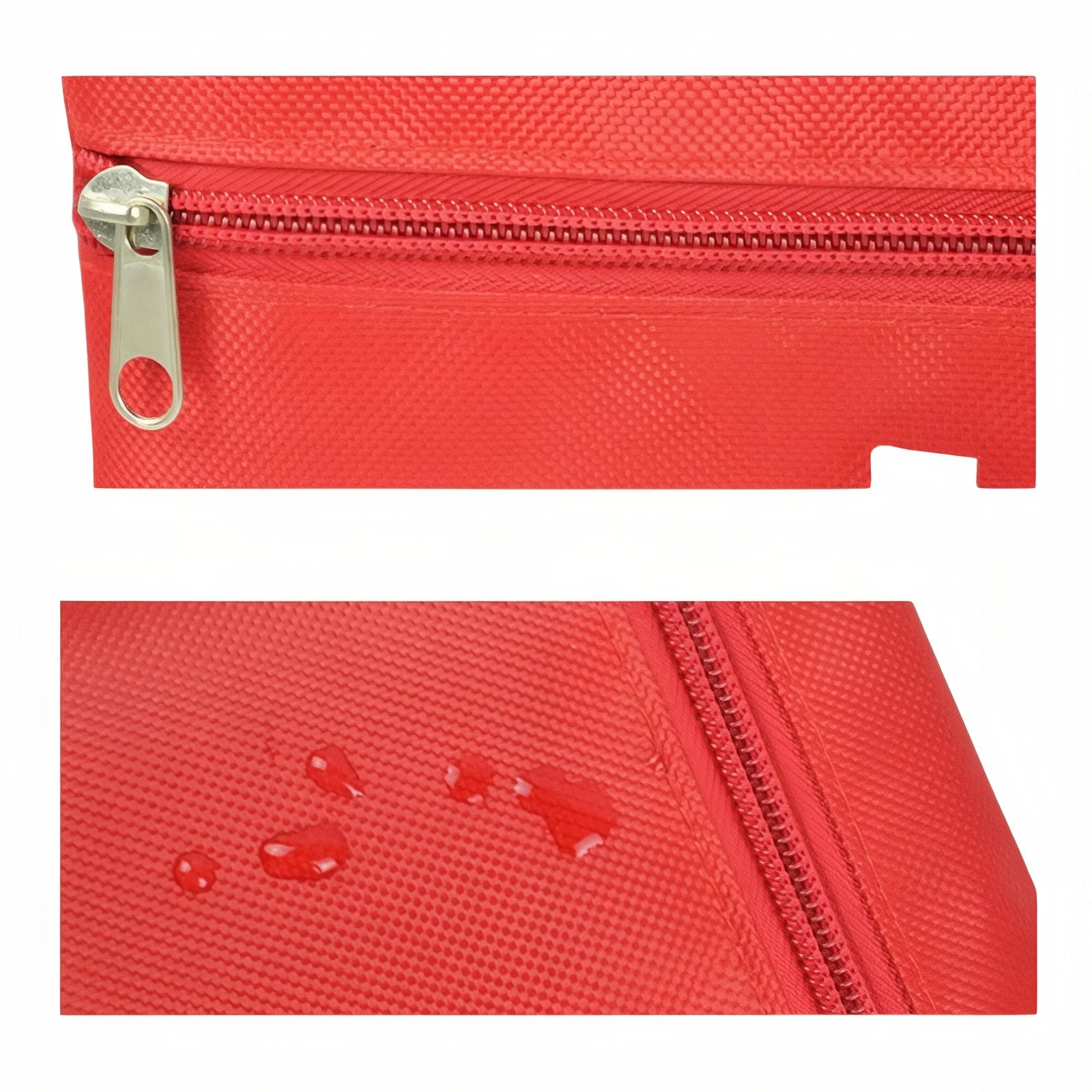 Trousse De Secours Légère 50pcs gros plan fermeture zippée - Rouge Cerise - Bleu