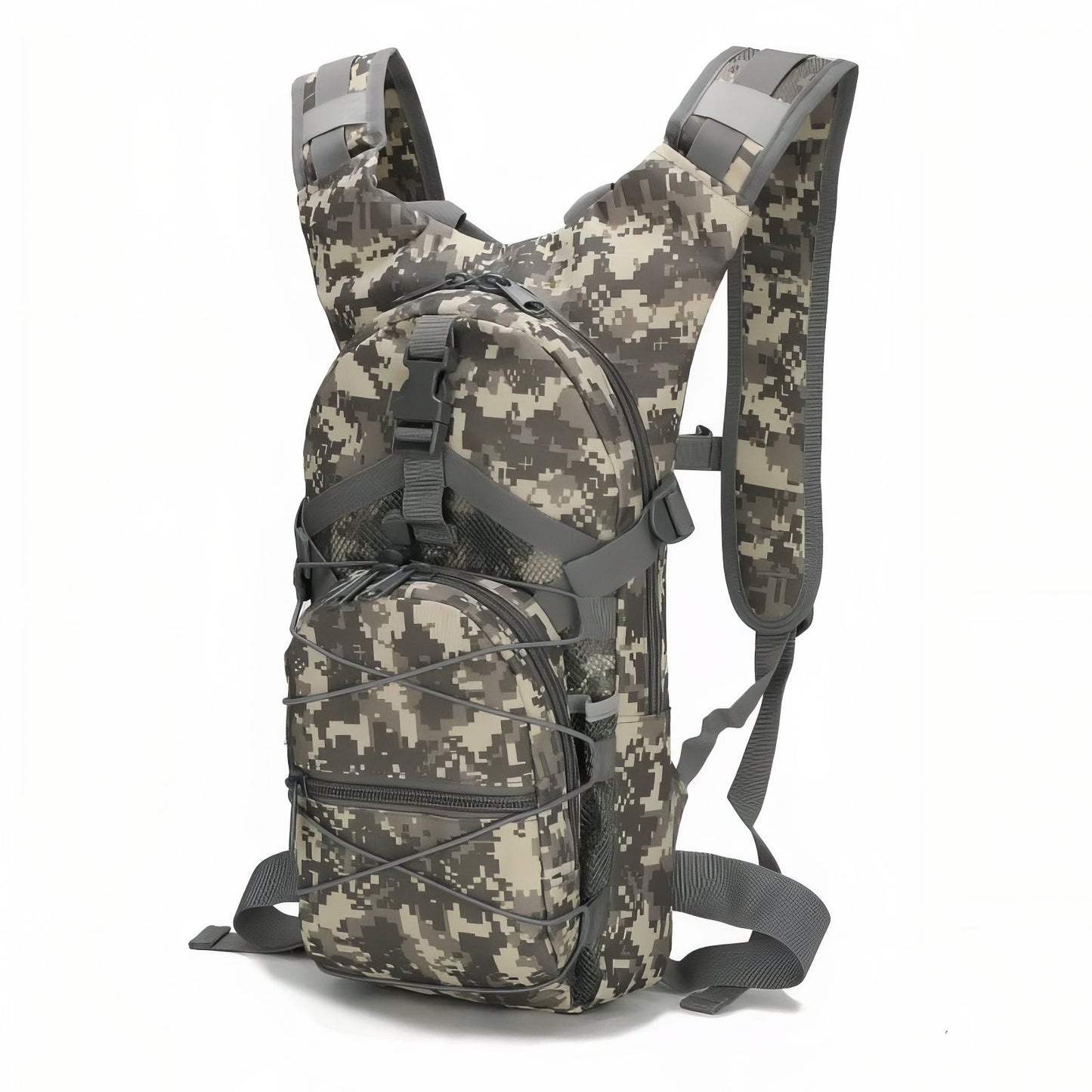 Sac à Dos Militaire 25 Litres - Gris Camouflage
