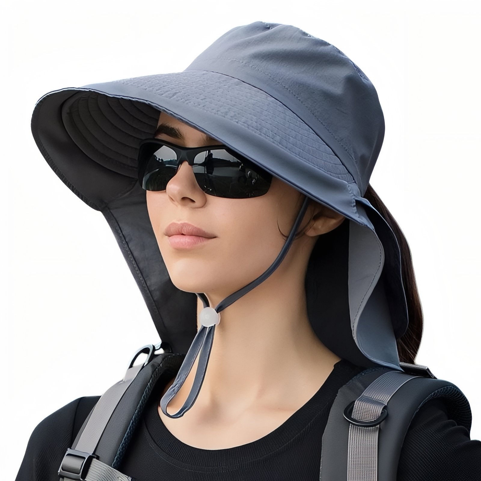 Chapeau Soleil Randonnée Femme - Gris - 56-58cm