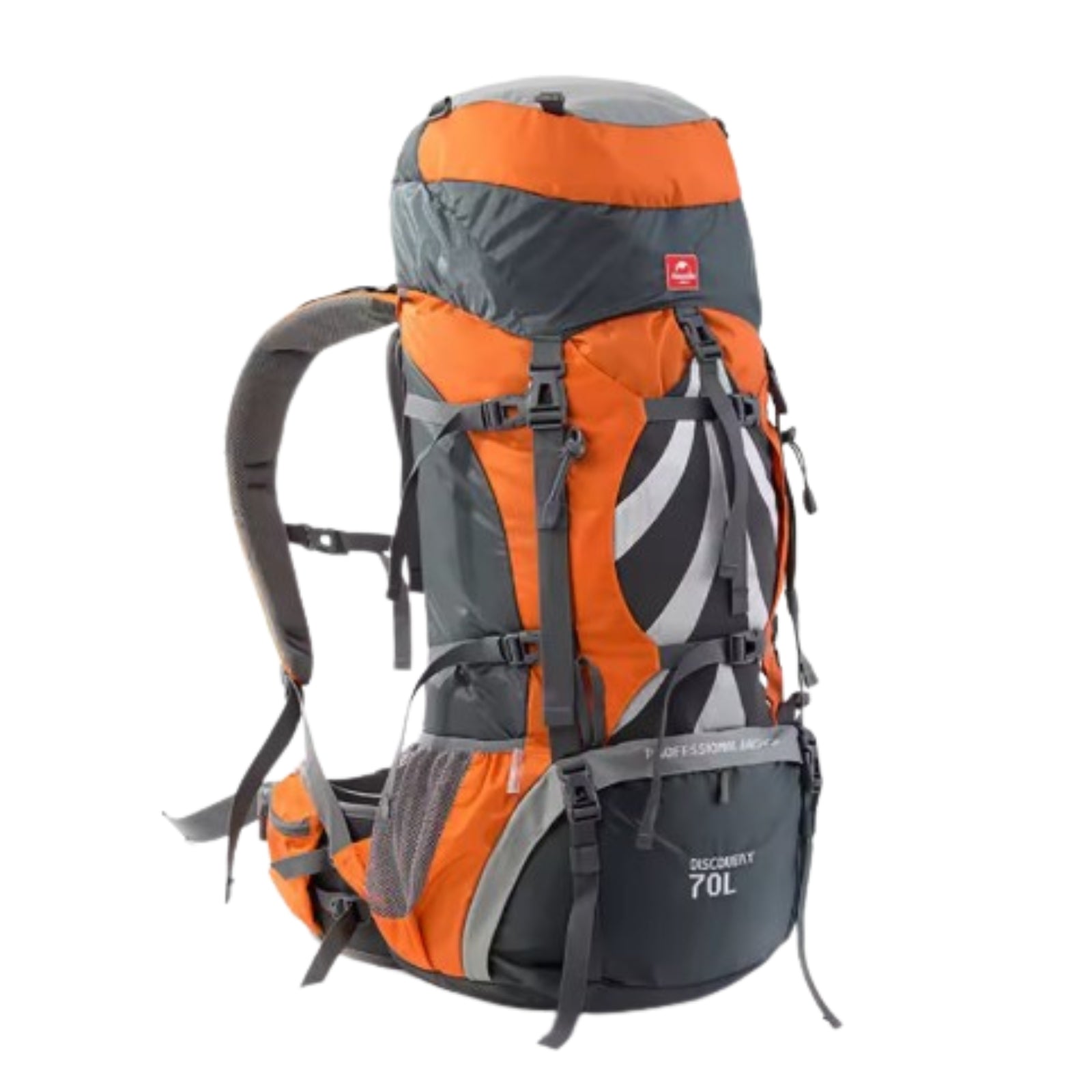 Sac à Dos Randonnée Pro Homme 75L - Orange