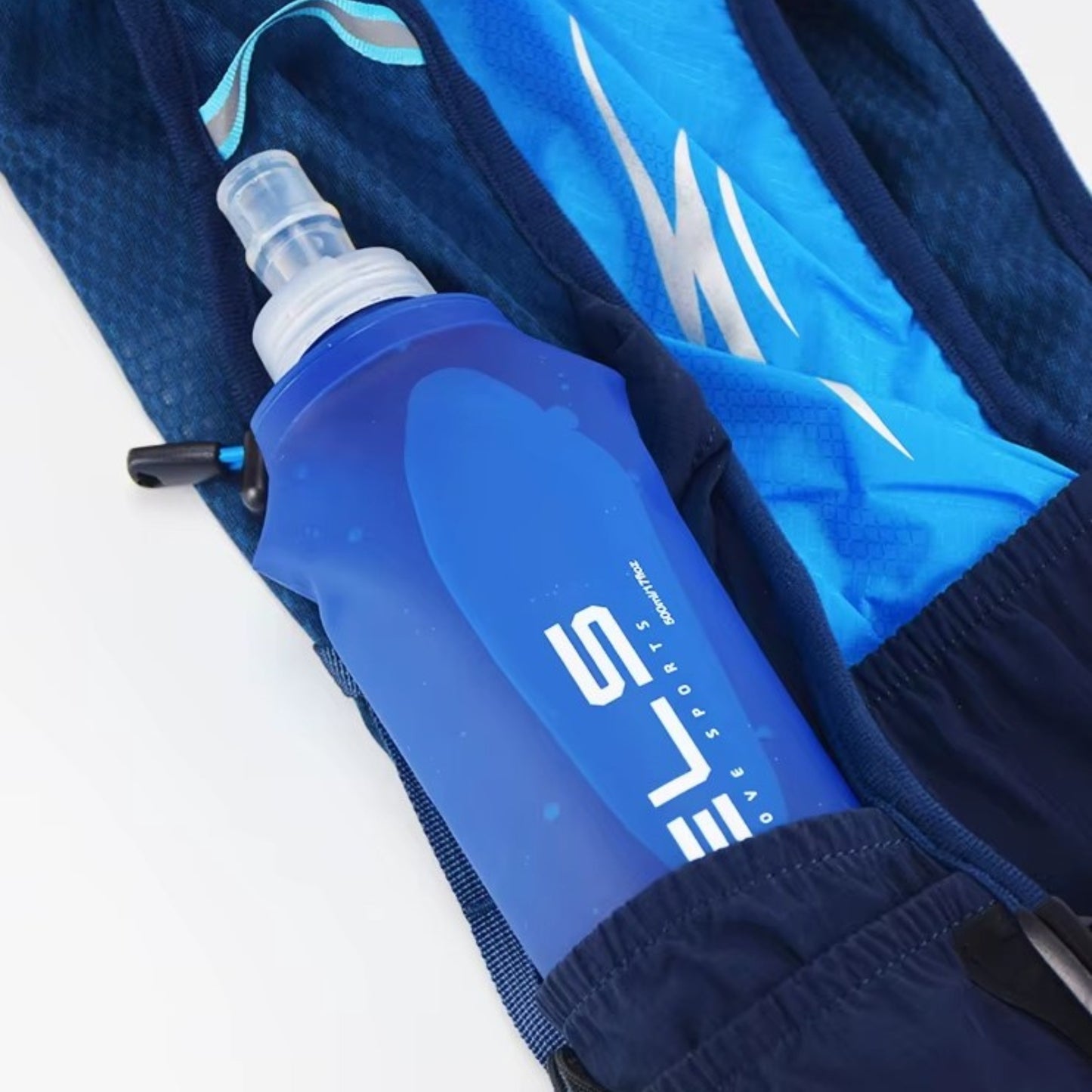 Gourde D'Eau Pliable gros plan dans poche - 150ml - 250ml - 500ml - 250ml avec Paille - 500ml avec Paille