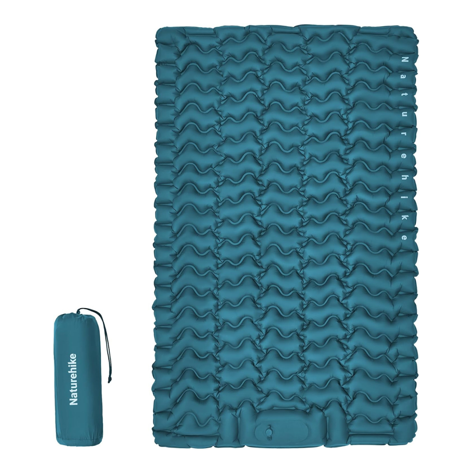 Matelas Gonflable 2 Personnes Pour Camping - Bleu