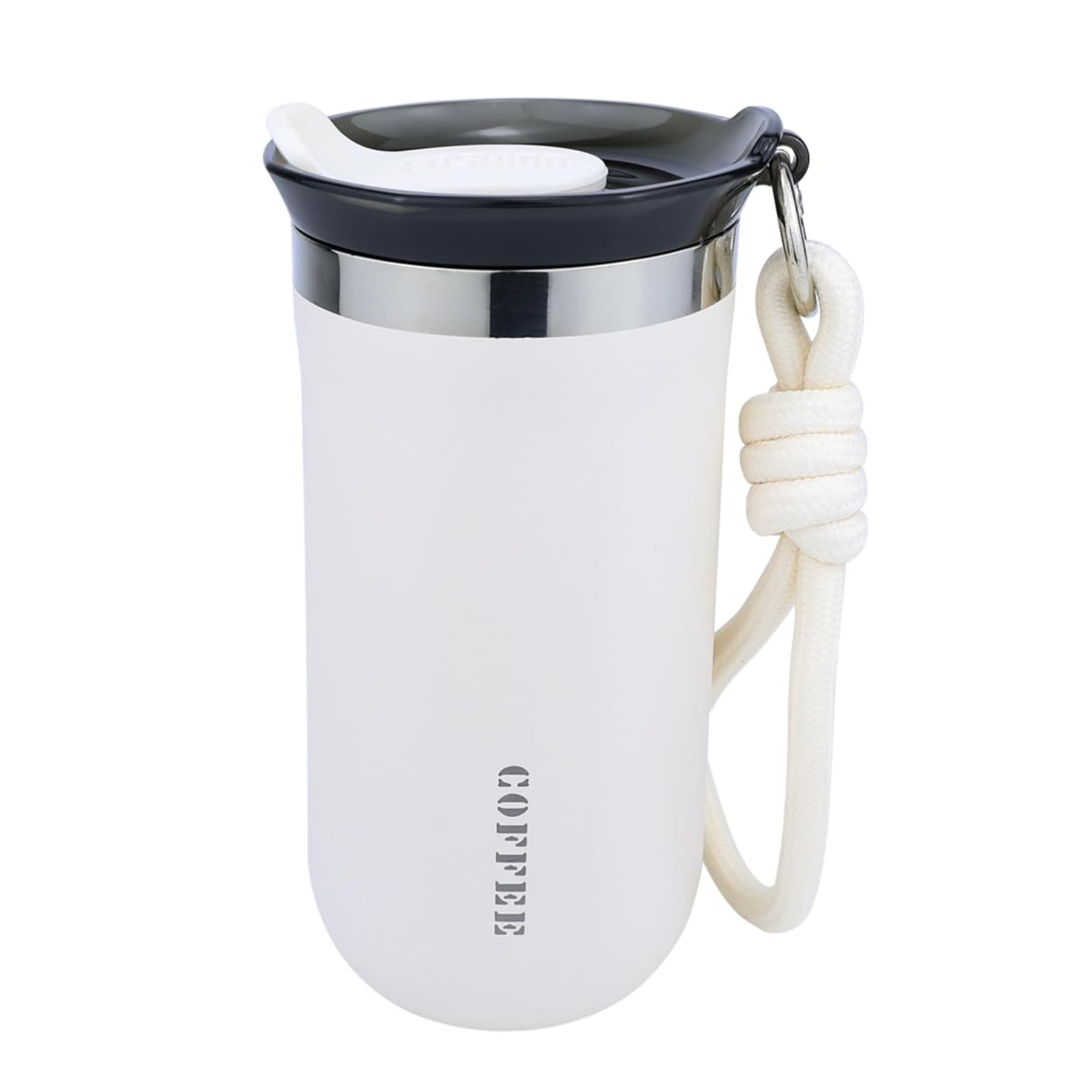 Mug Isotherme Randonnée - Blanc - 350ml