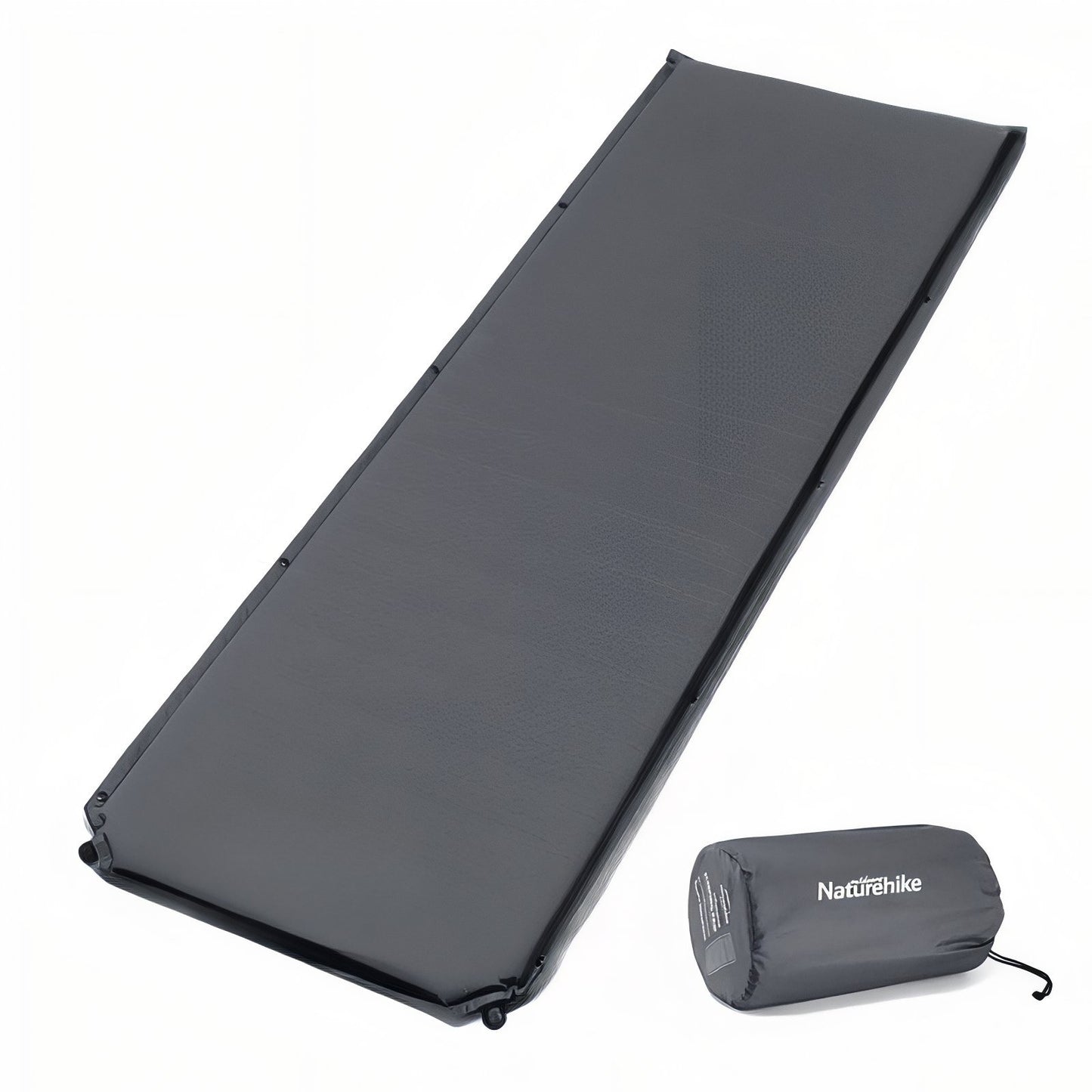 Matelas De Camping Autogonflant 1 Personne - Gris Foncé