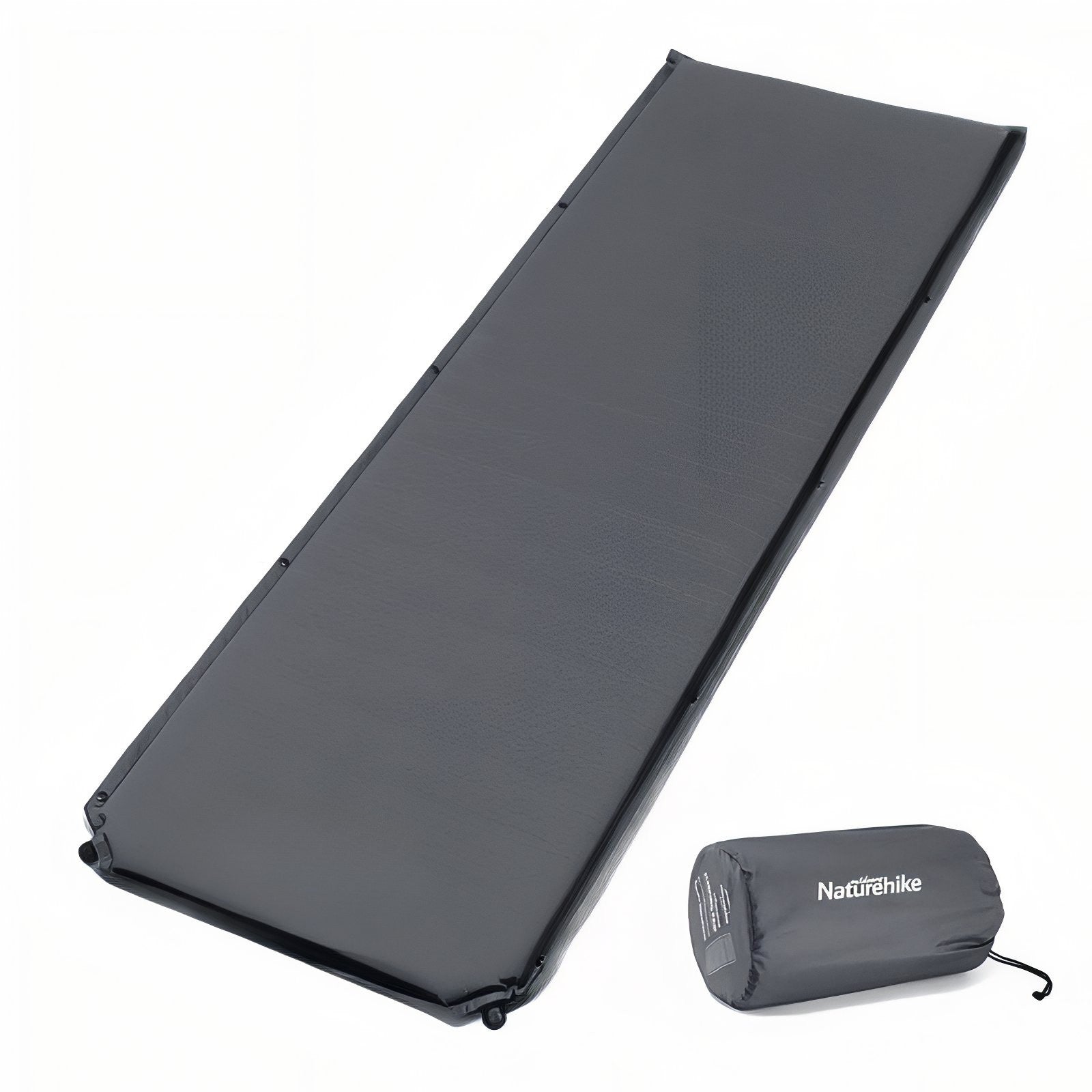 Matelas De Camping Autogonflant 1 Personne - Gris Foncé