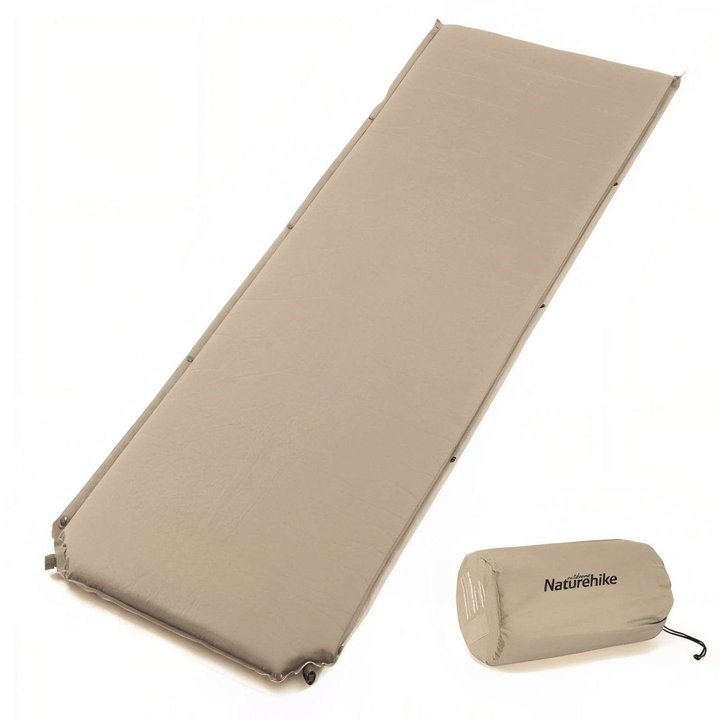 Matelas De Camping Autogonflant 1 Personne - Beige Clair