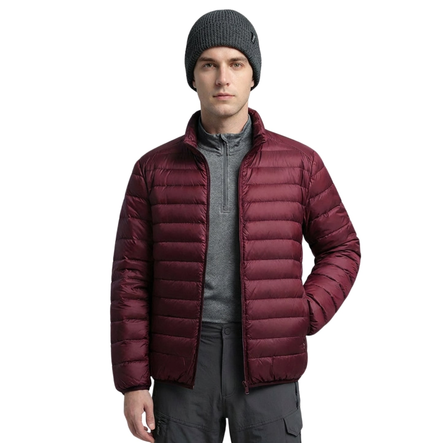 Doudoune Randonnée Compressible Homme - Bordeaux