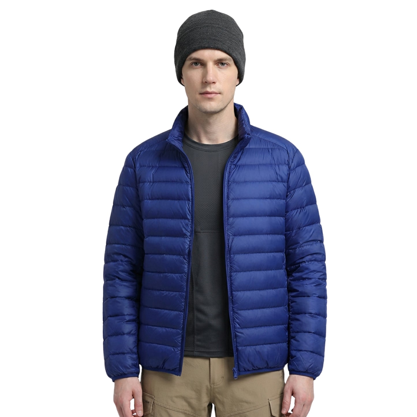 Doudoune Randonnée Compressible Homme - Bleu