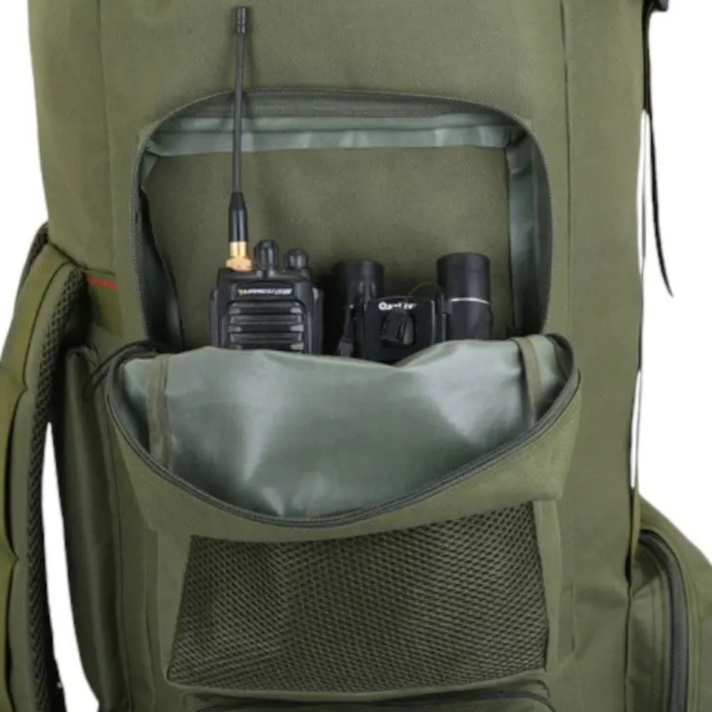 Sac à Dos Voyage Homme XXL compartiment ouvert - Vert - Noir