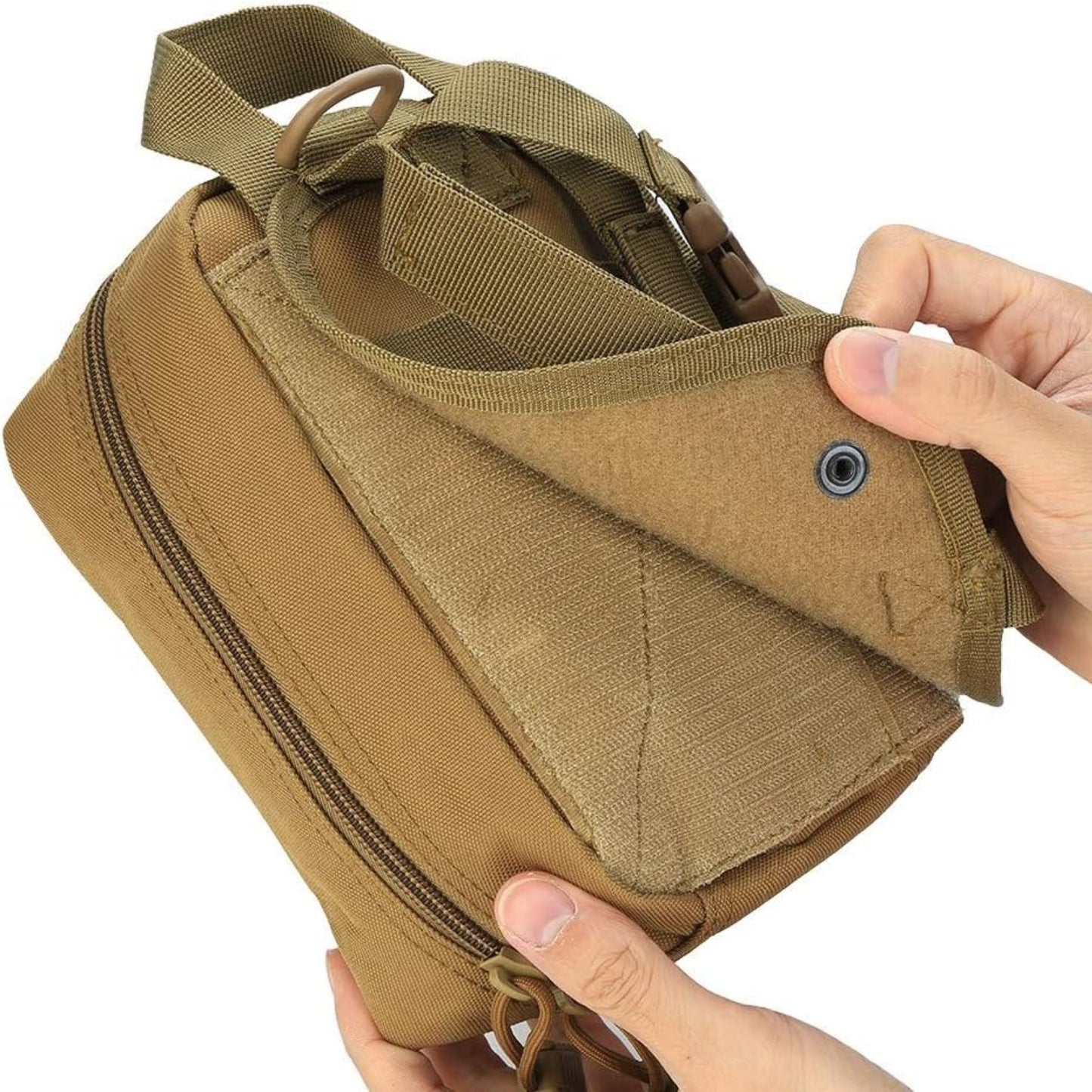Trousse De Secours Tactique compartiment ouvert - Beige et Rouge - Vert Olive - Noir et Rouge - Rouge Éclatant