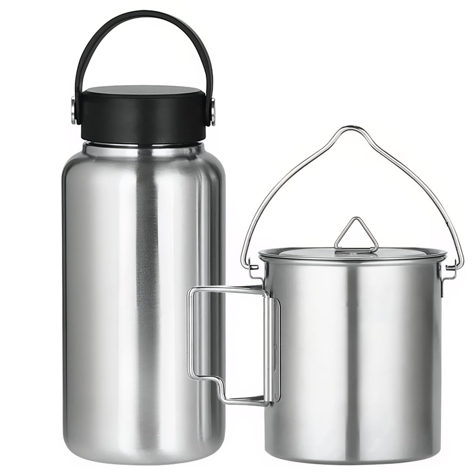 Gourde Inox Avec Tasse Intégrée - Gourde et Tasse 2