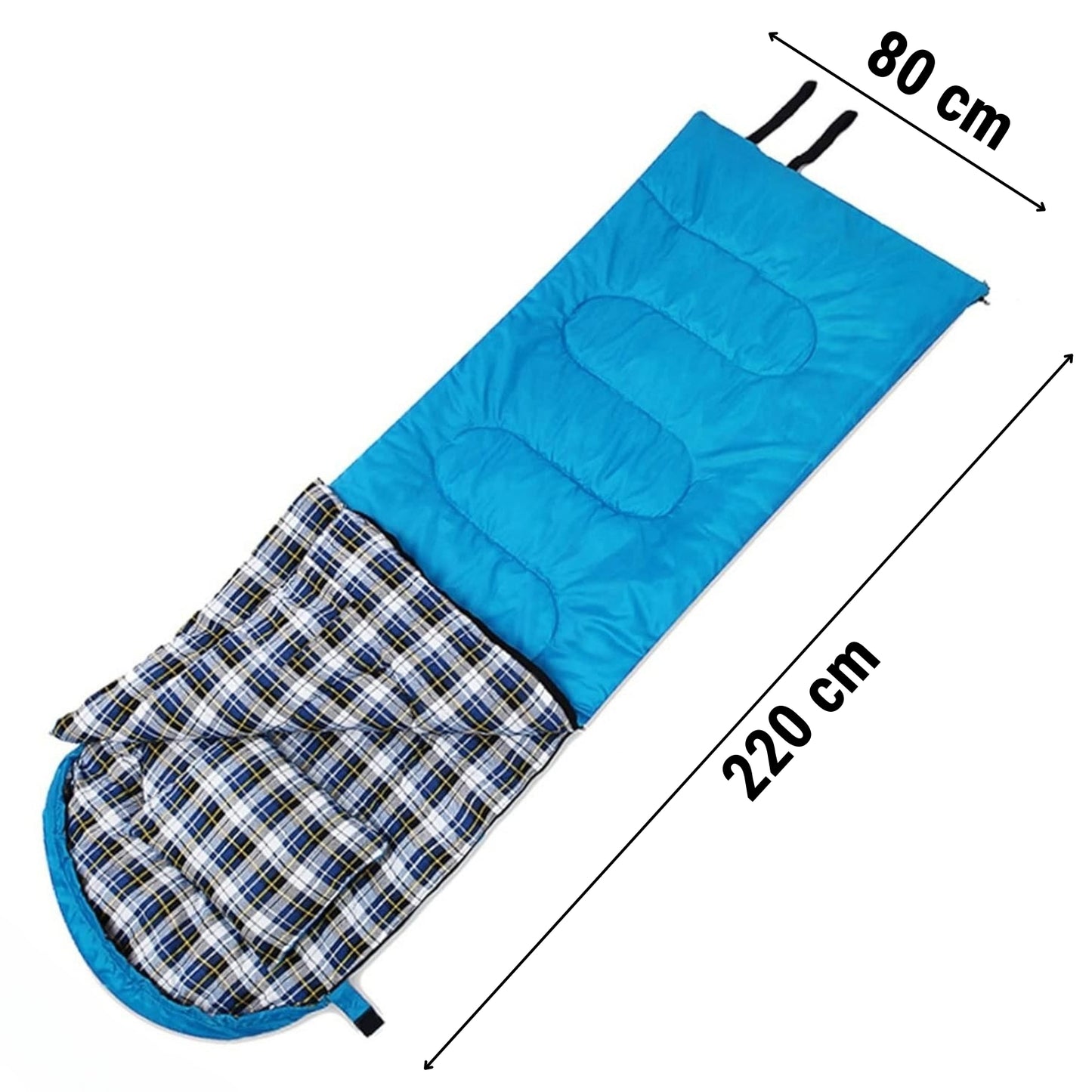 Sac De Couchage Été Doublure Coton guide des dimensions - Bleu - Rose