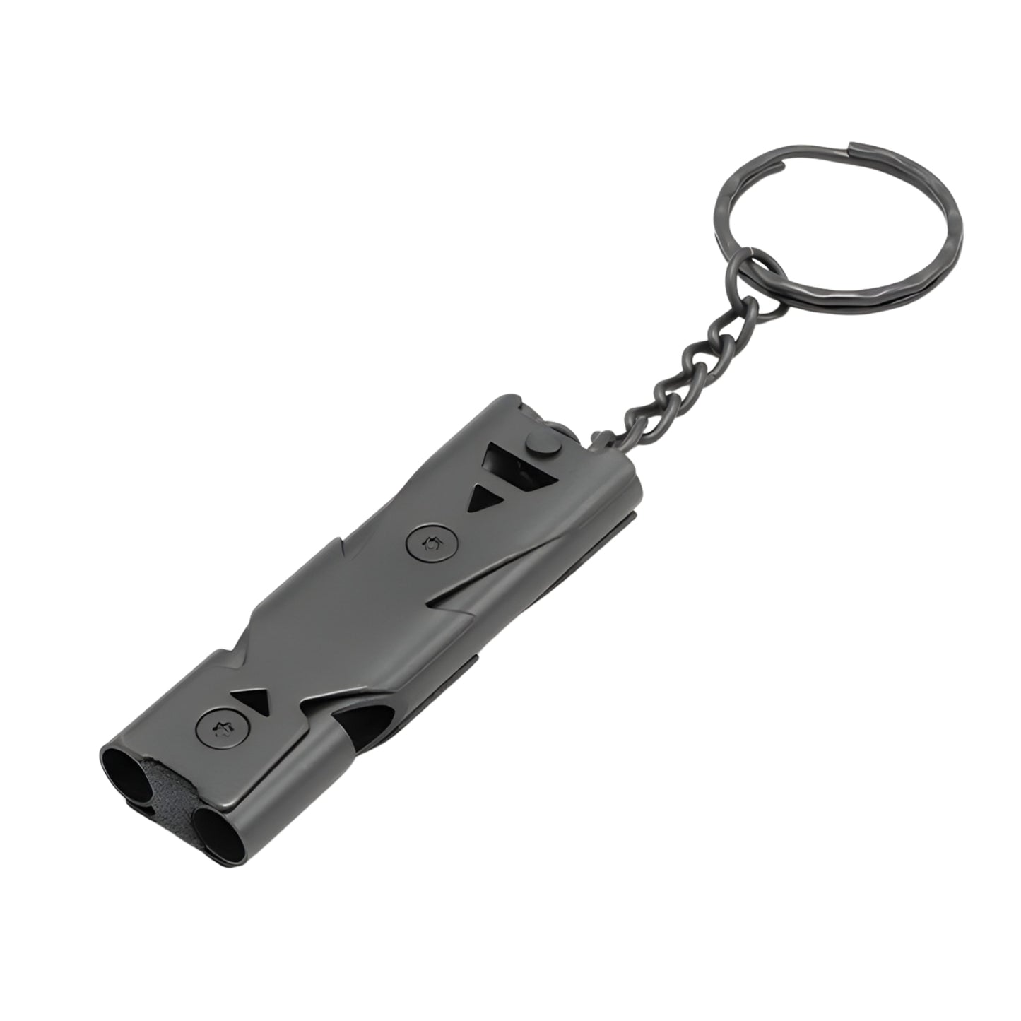 Sifflet De Survie Puissant 180 db - Noir Mat