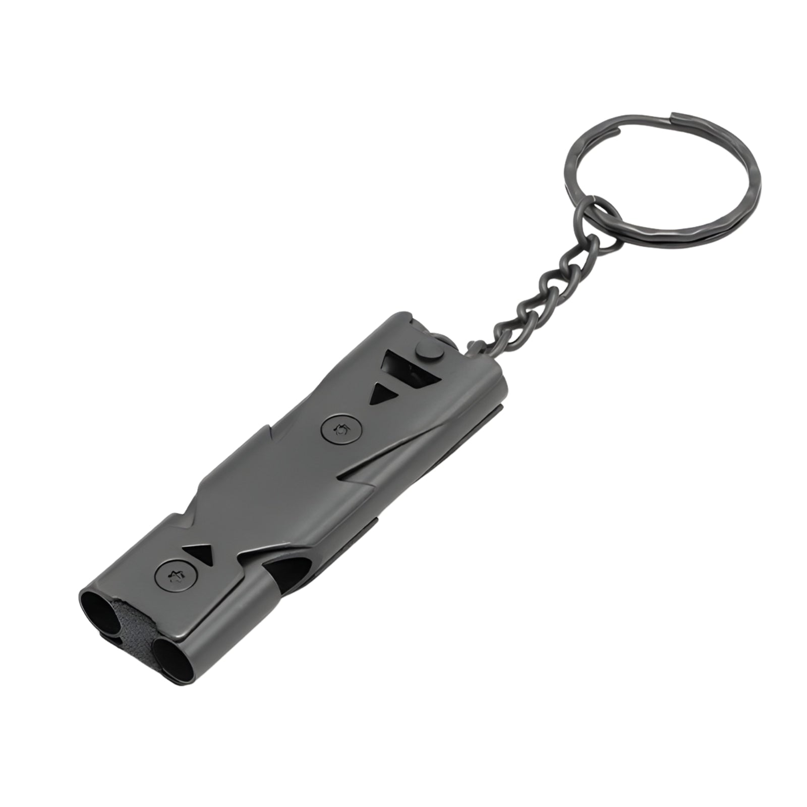 Sifflet De Survie Puissant 180 db - Noir Mat