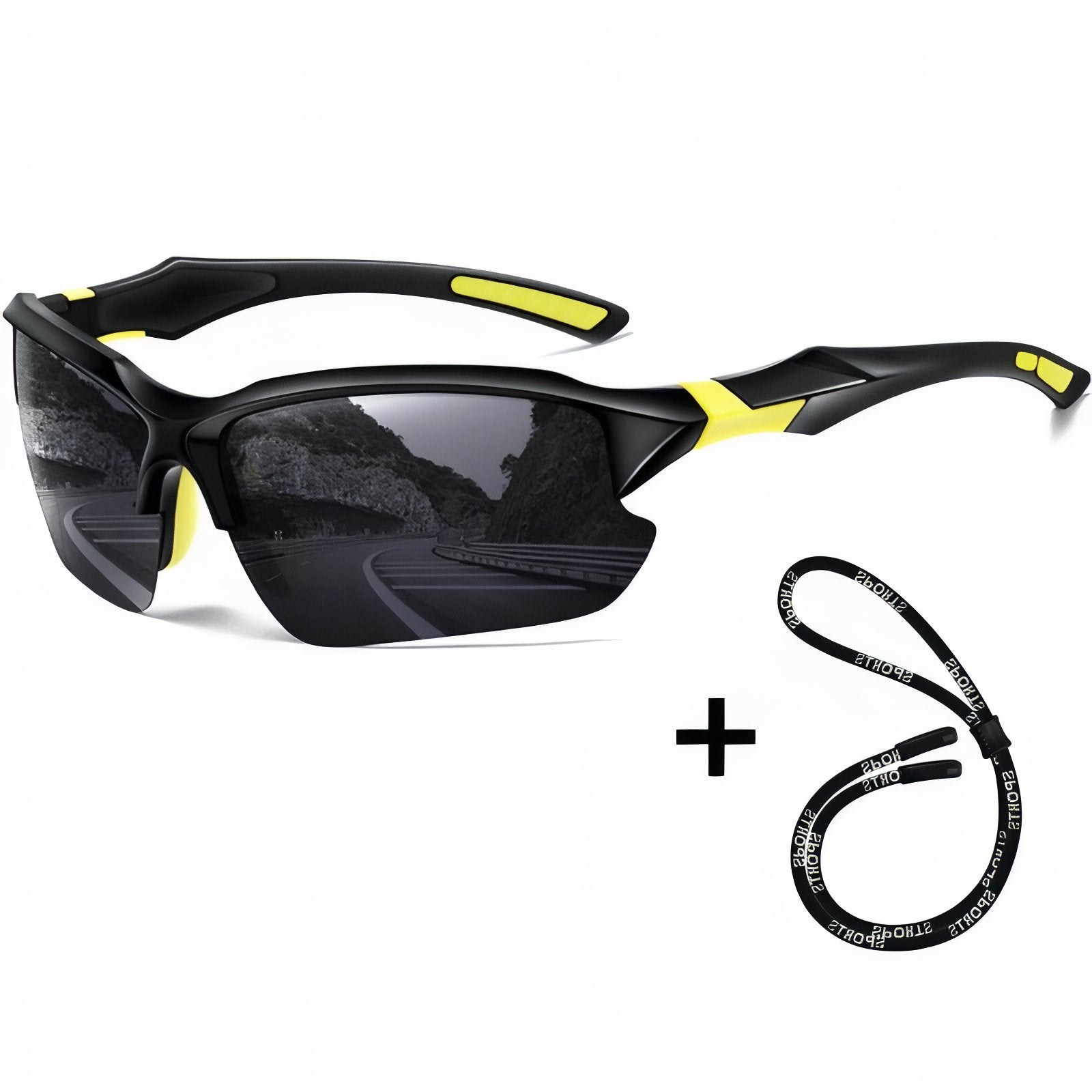 Lunette Randonnée Polarisée - Jaune et Noir
