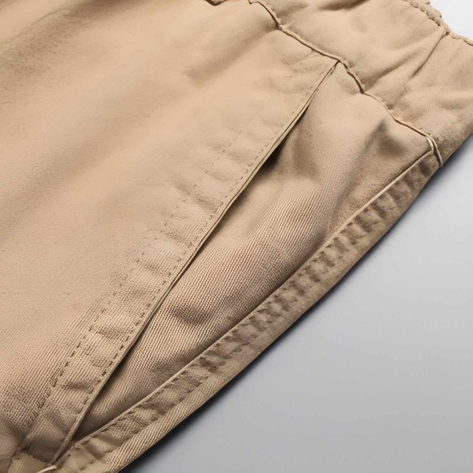 Pantalon Cargo Randonnée Homme gros plan poche - Beige Clair - Vert Armée - Beige Olive - Gris Foncé - Noir Profond