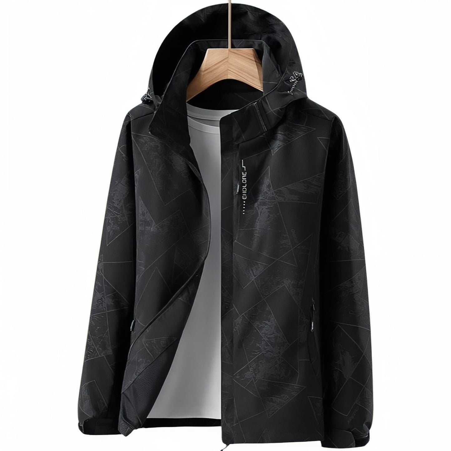 Veste Imperméable Randonnée Femme - Noir
