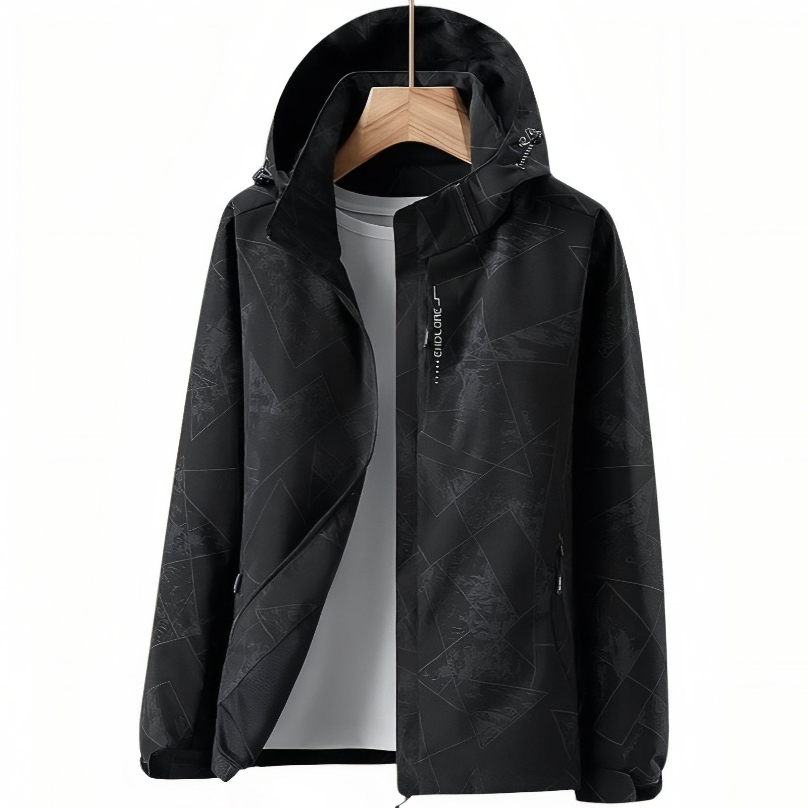 Veste Imperméable Randonnée Femme - Noir