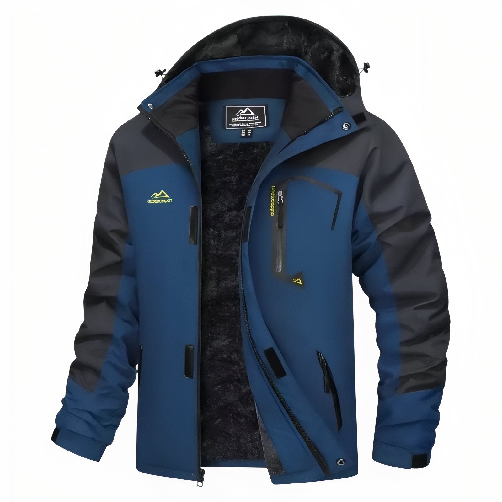 Veste Chaude Randonnée Homme - Bleu Marine