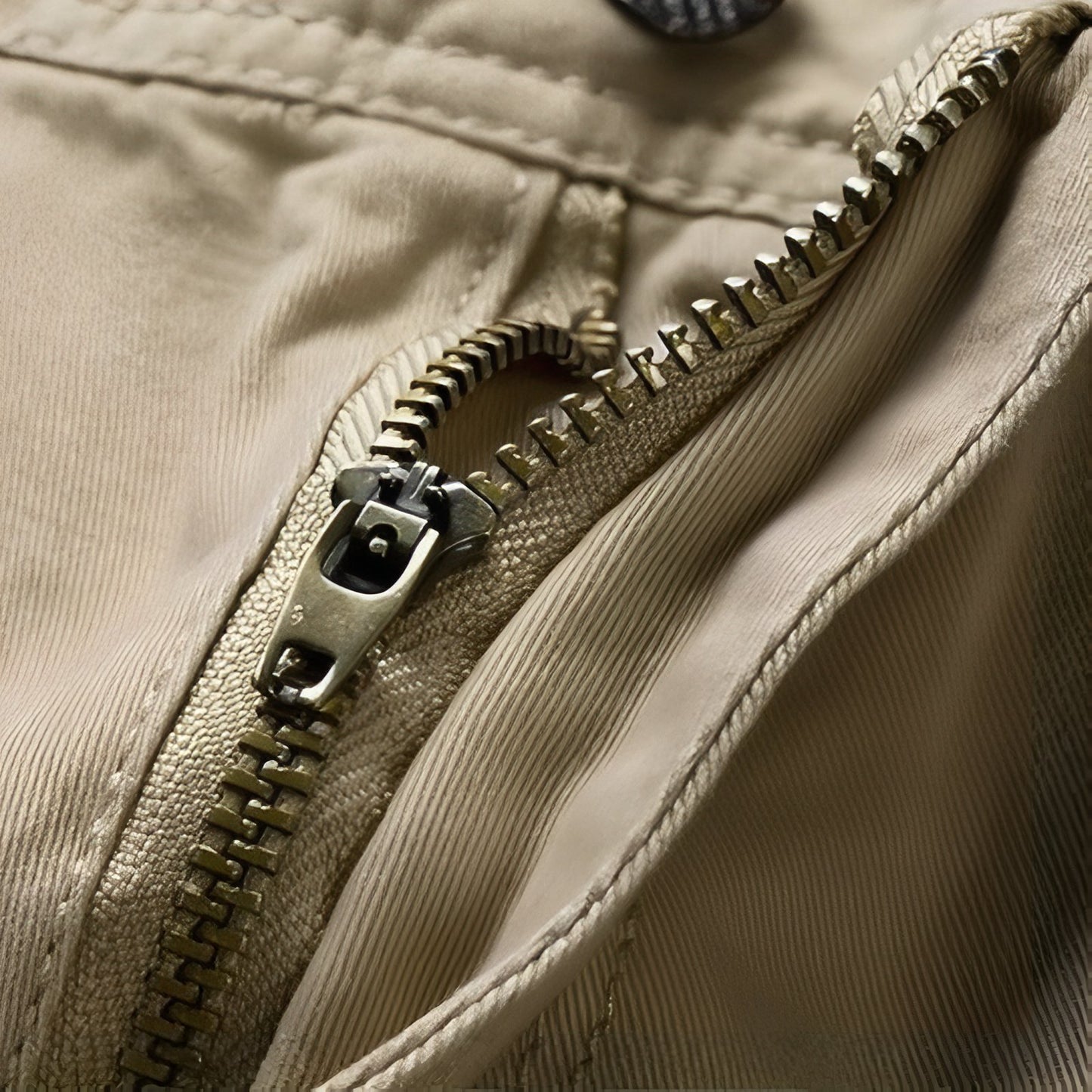 Bermuda Homme Randonnée gros plan fermeture zippée - Beige Clair - Gris Clair - Noir - Bleu Marine - Vert Olive