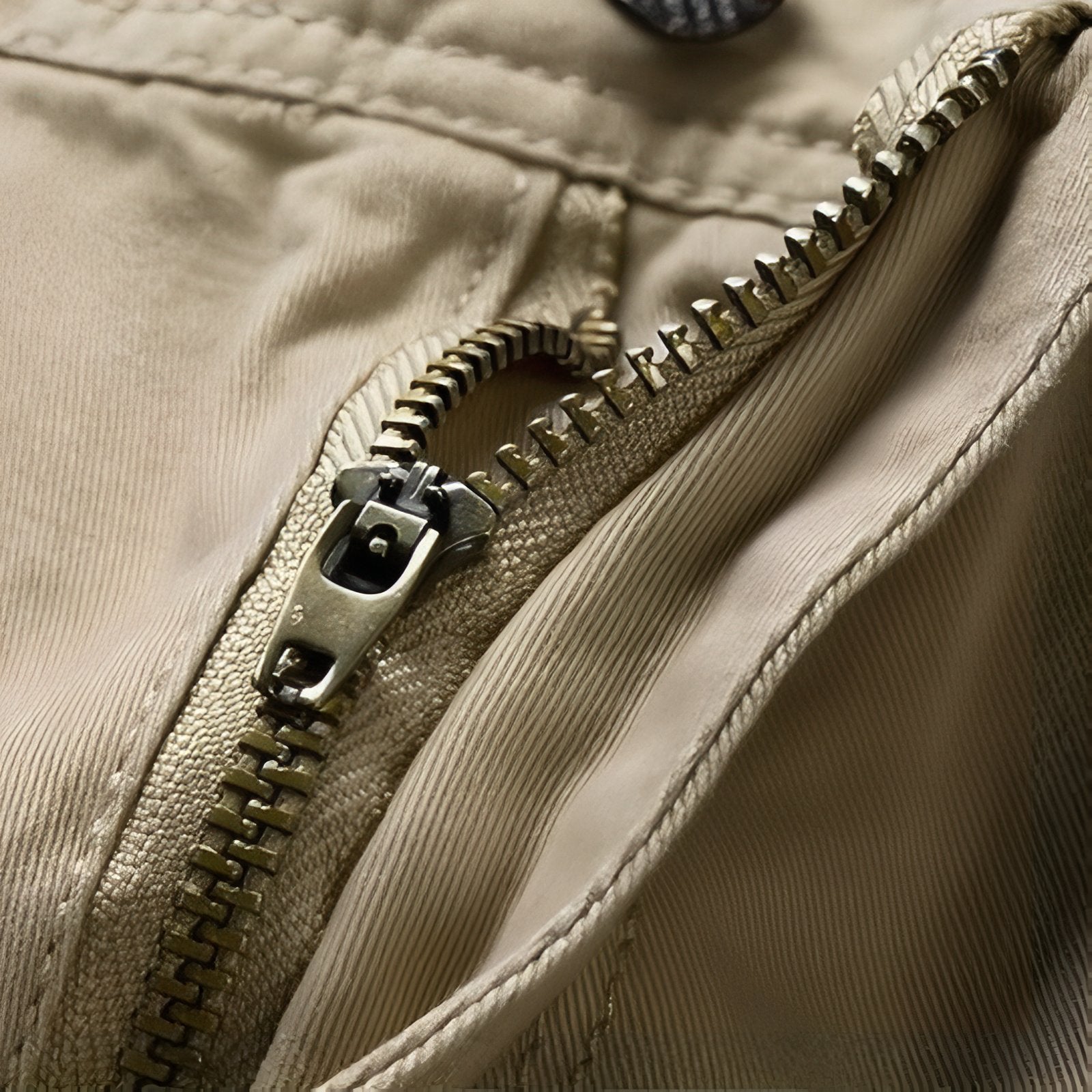 Bermuda Homme Randonnée gros plan fermeture zippée - Beige Clair - Gris Clair - Noir - Bleu Marine - Vert Olive