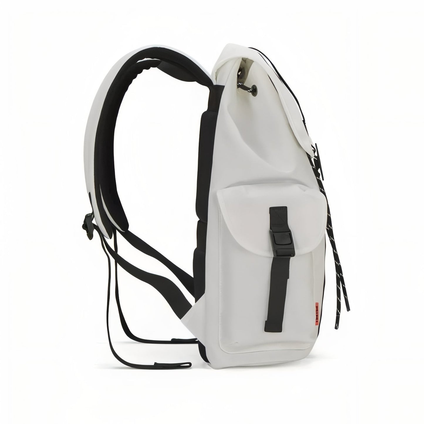 Sac à Dos Petite Randonnée Léger et Tendance vue latérale - Blanc