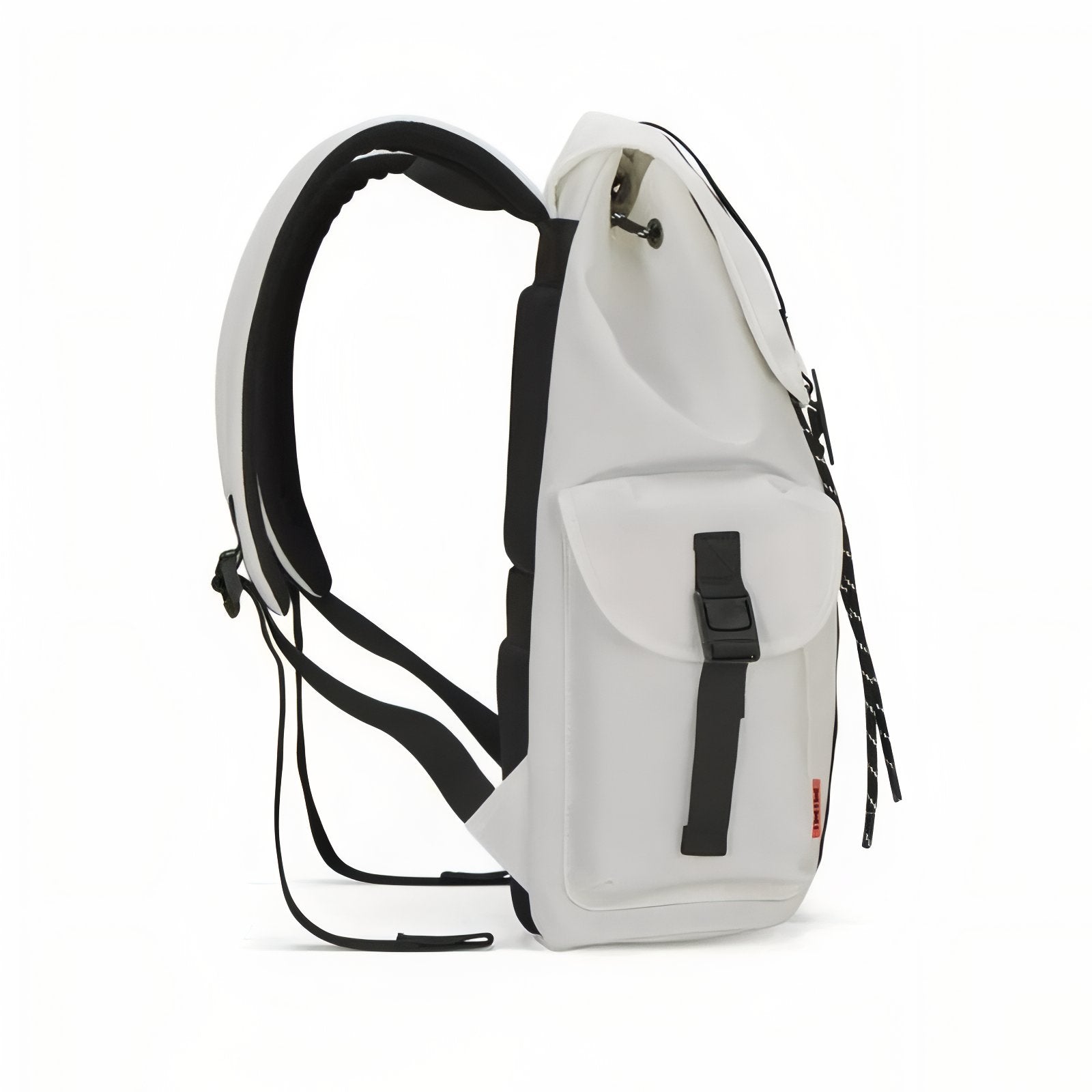 Sac à Dos Petite Randonnée Léger et Tendance vue latérale - Blanc