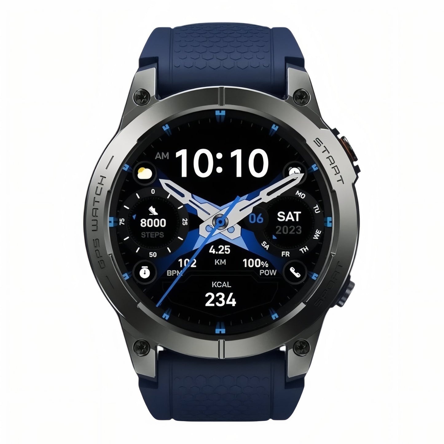 Montre Connectée GPS Randonnée - Bleu Marine