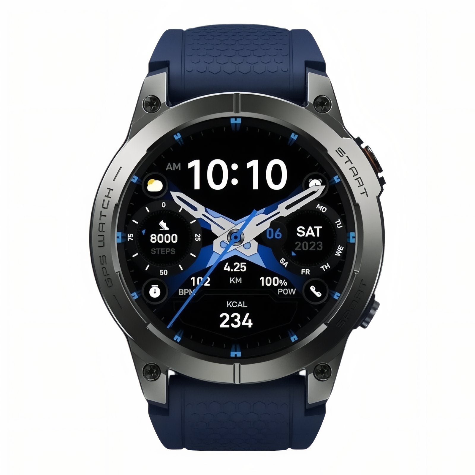 Montre Connectée GPS Randonnée - Bleu Marine