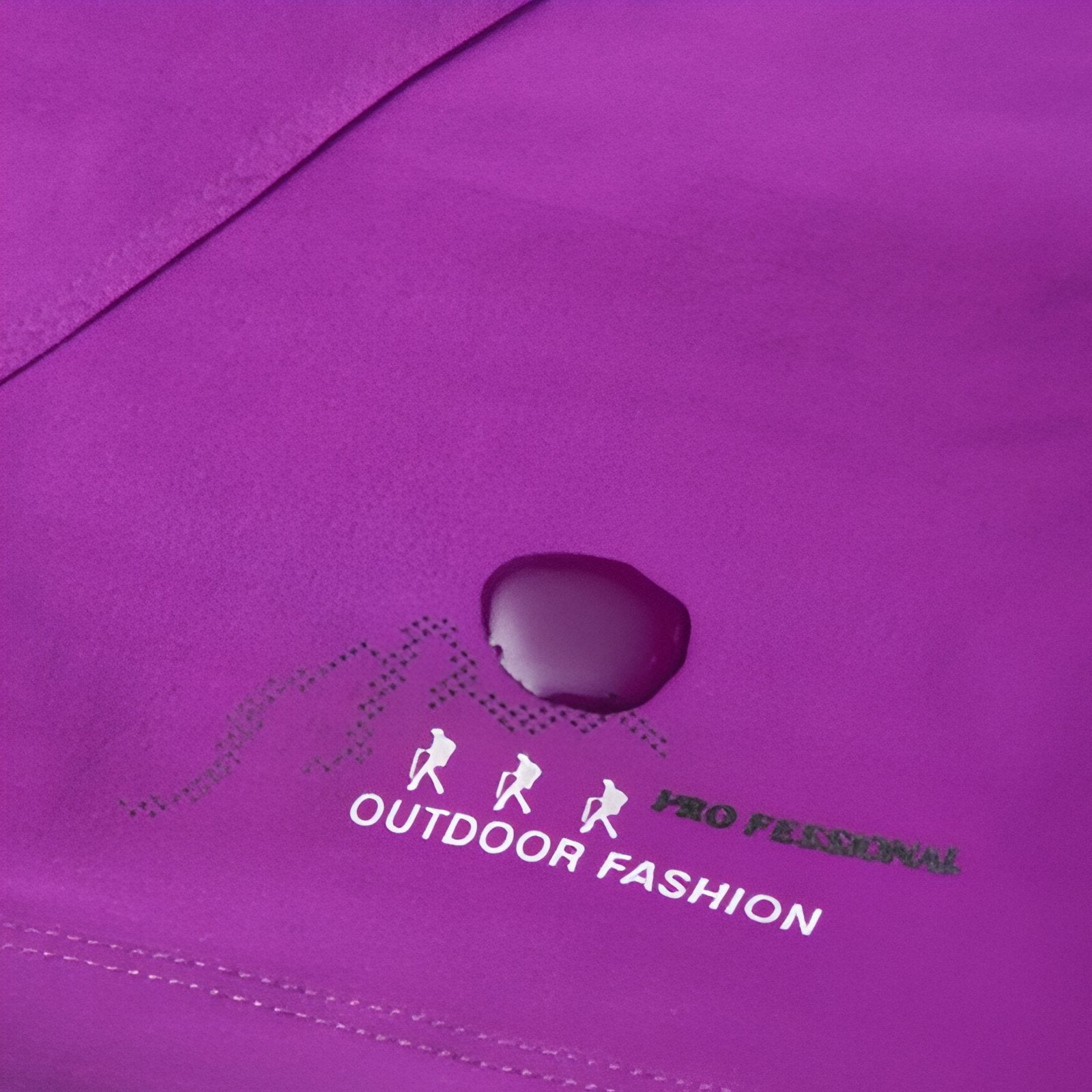Pantalon Randonnée Été Femme gros plan matière imperméable - Violet - Noir - Gris Foncé